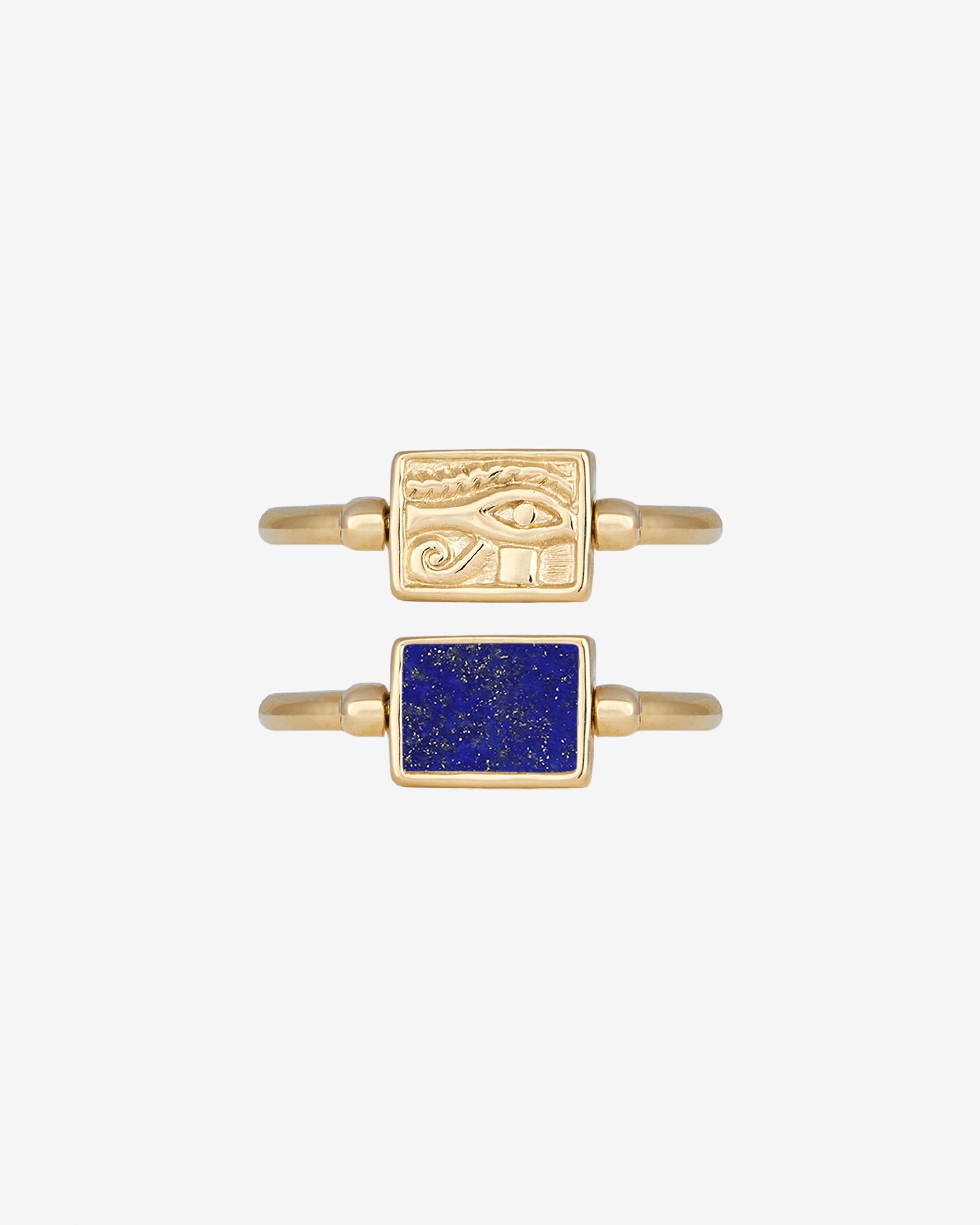 Luxor Ring Lapis Solid Gold