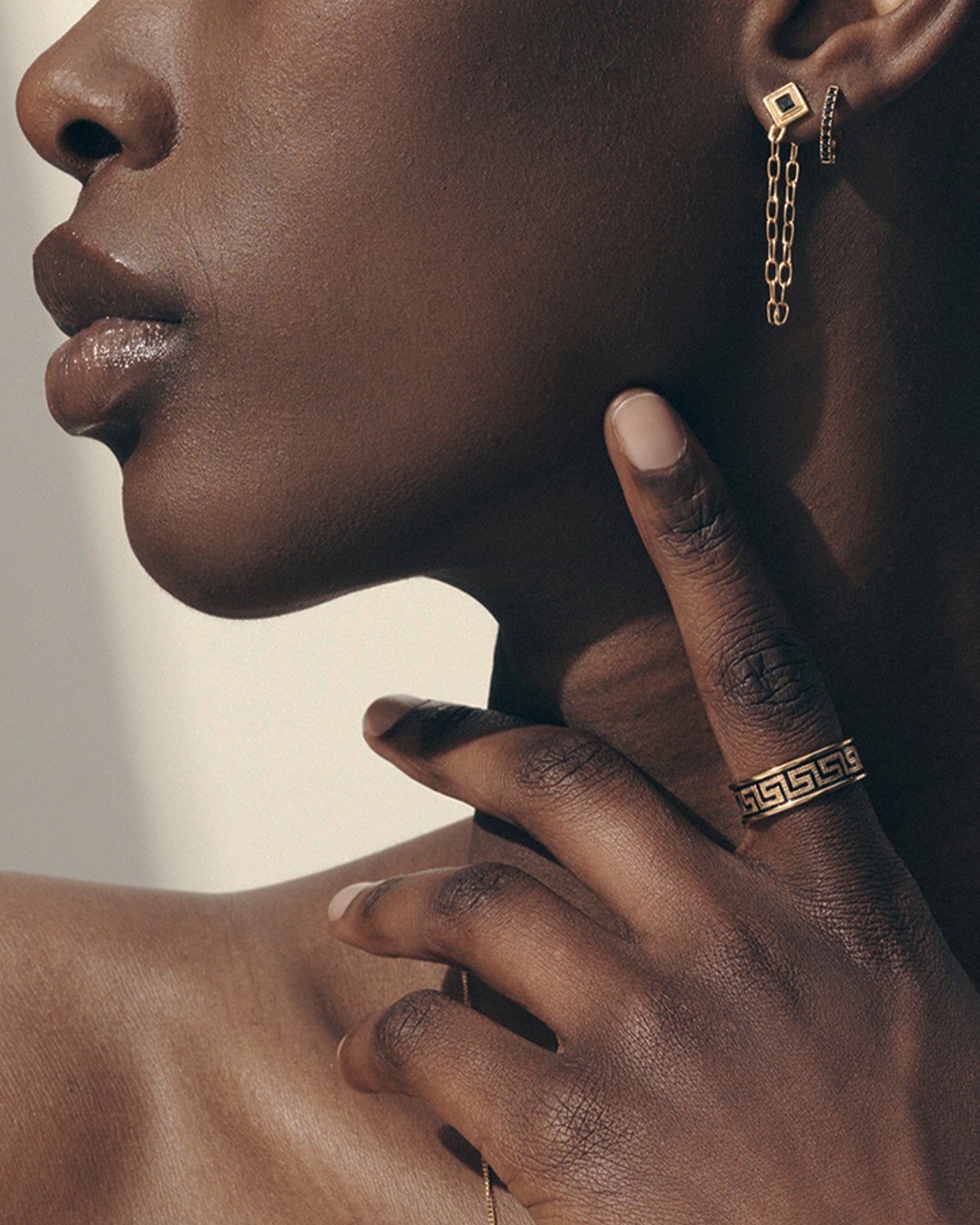 Meander Ring Gold Vermeil