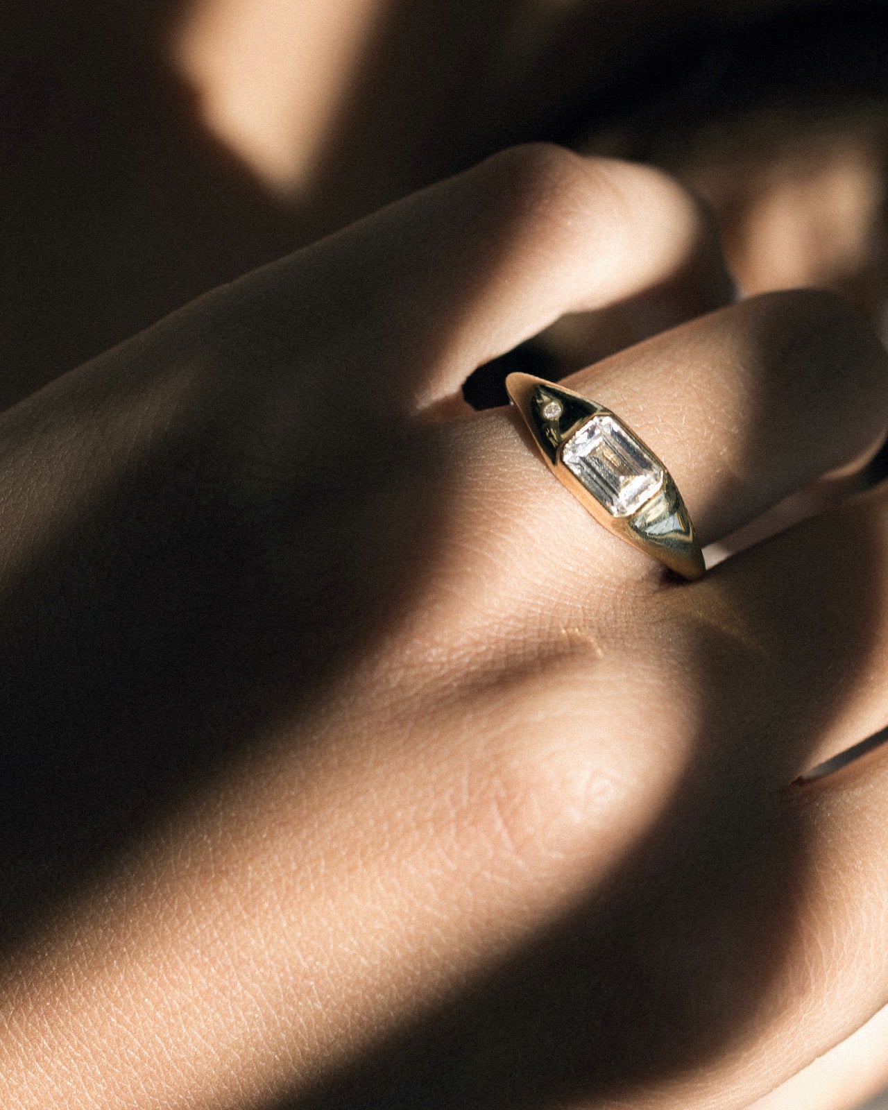 Min Ring Diamond Solid Gold – Temple of the Sun US