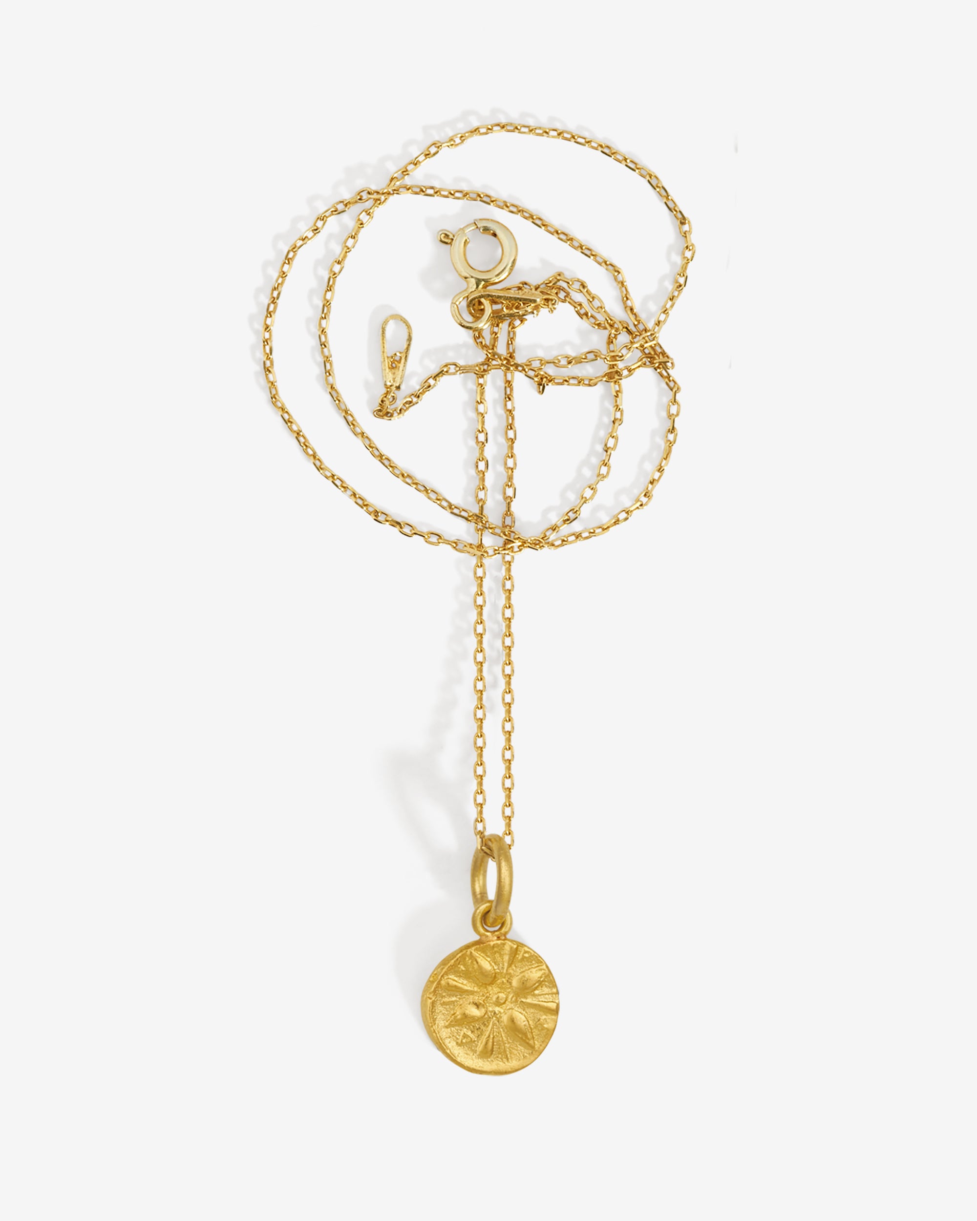 Macedon Coin Necklace Solid Gold