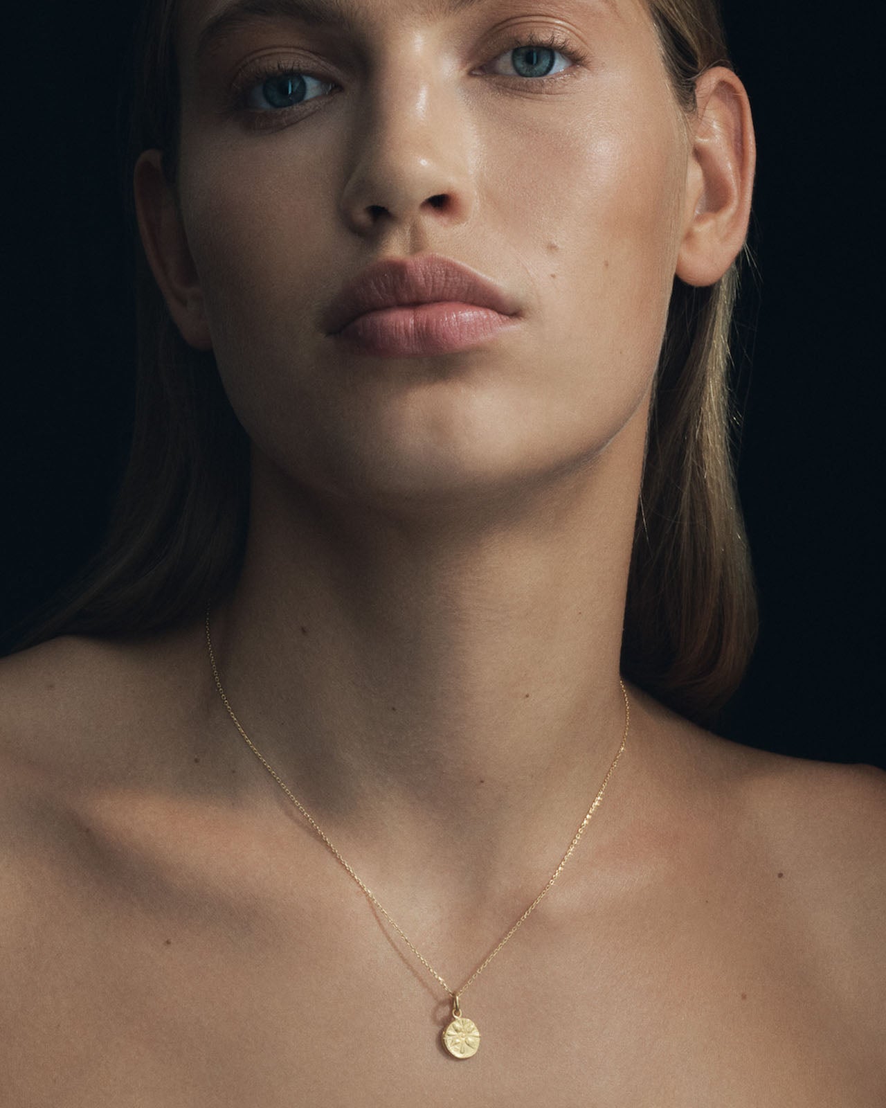 Macedon Coin Necklace Solid Gold