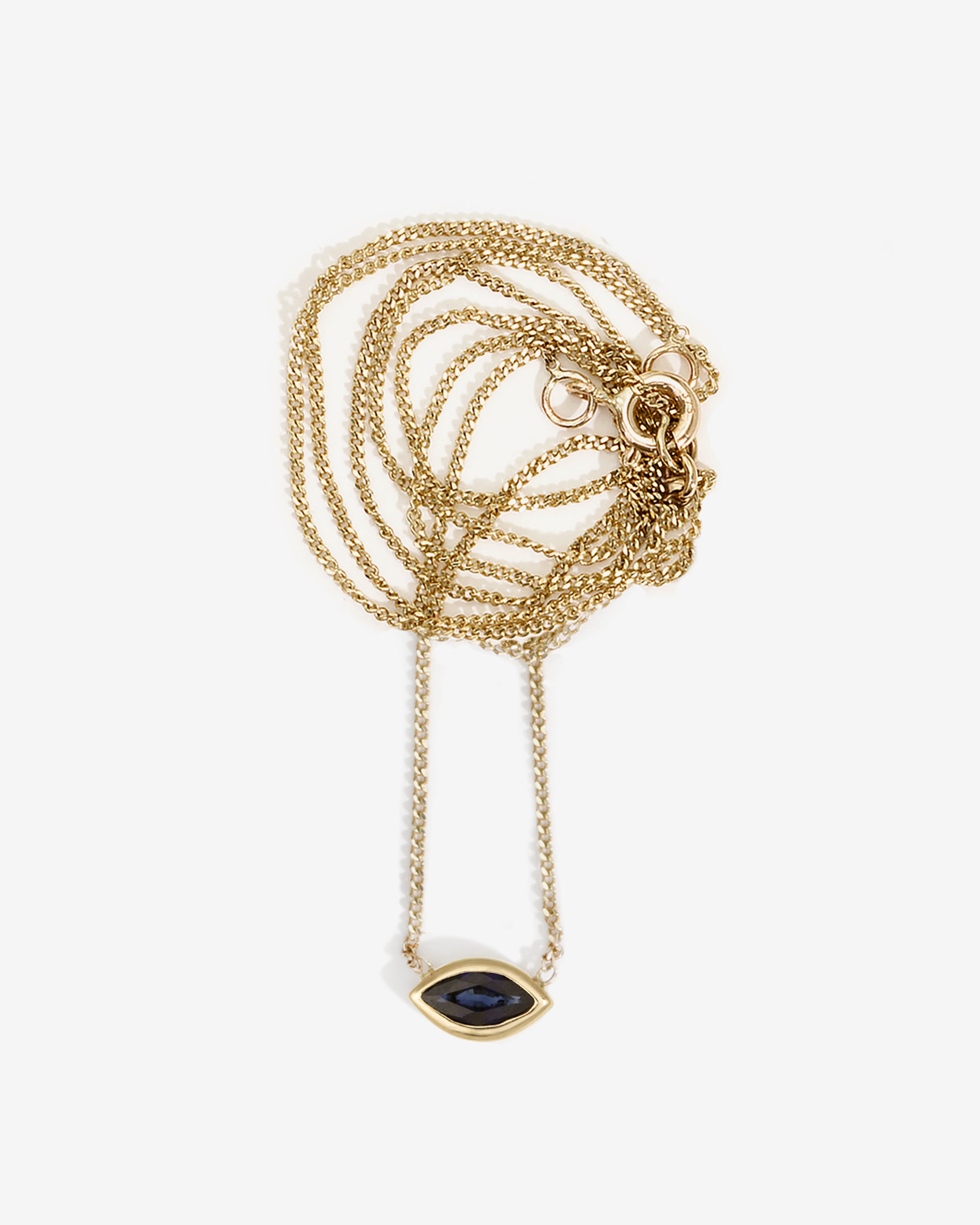 Marquise Necklace Solid Gold