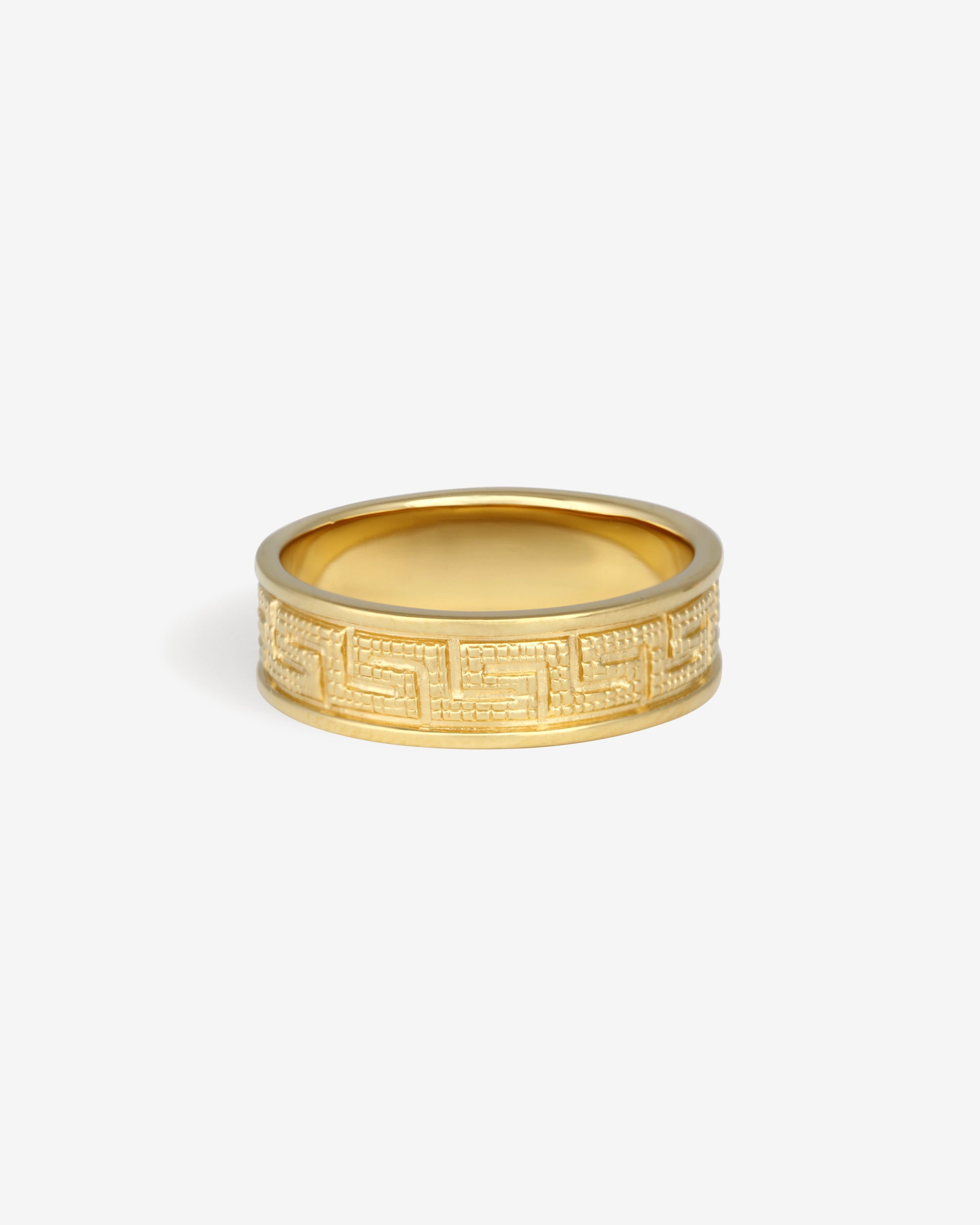 Meander Ring Gold Vermeil
