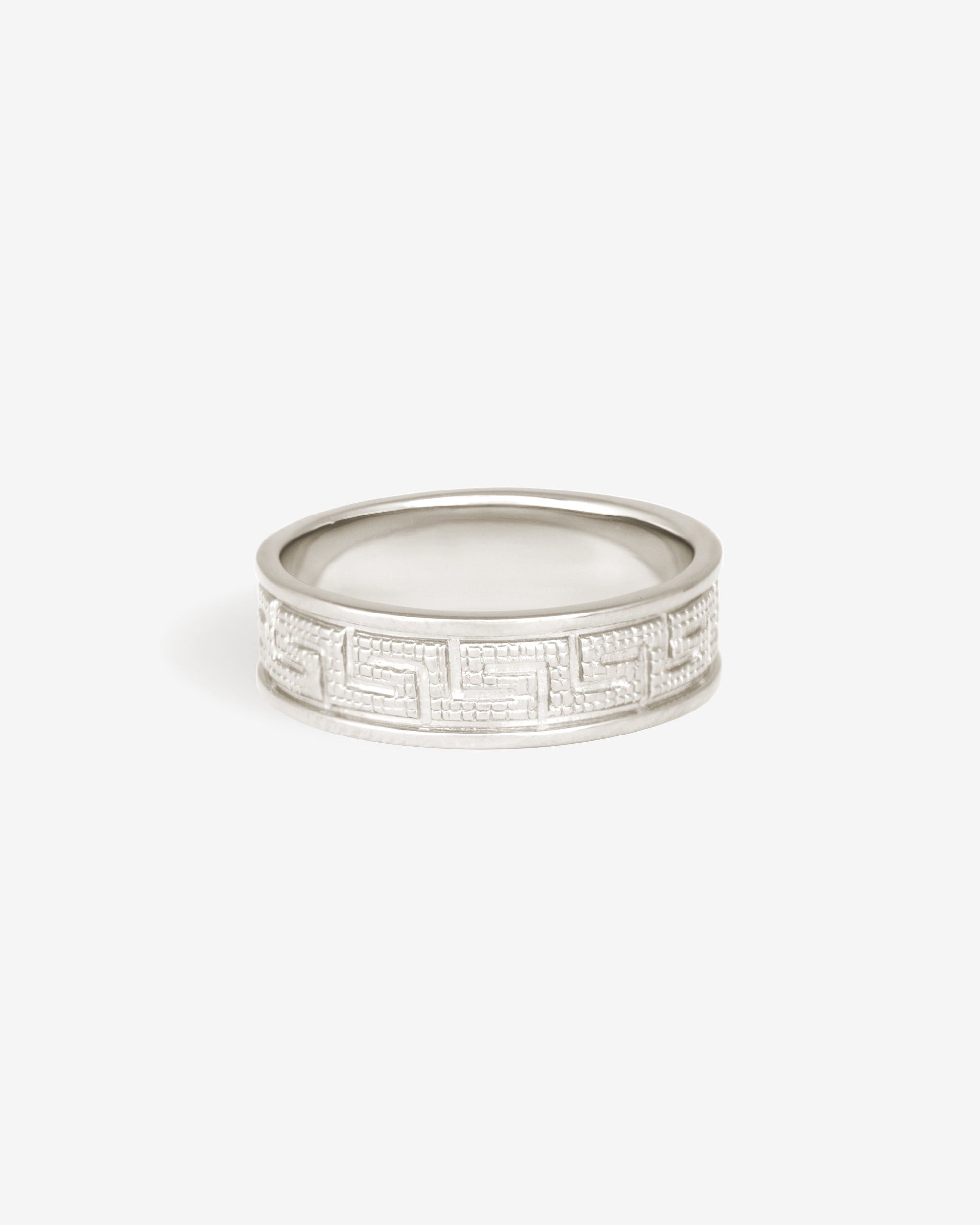 Meander Ring Silver
