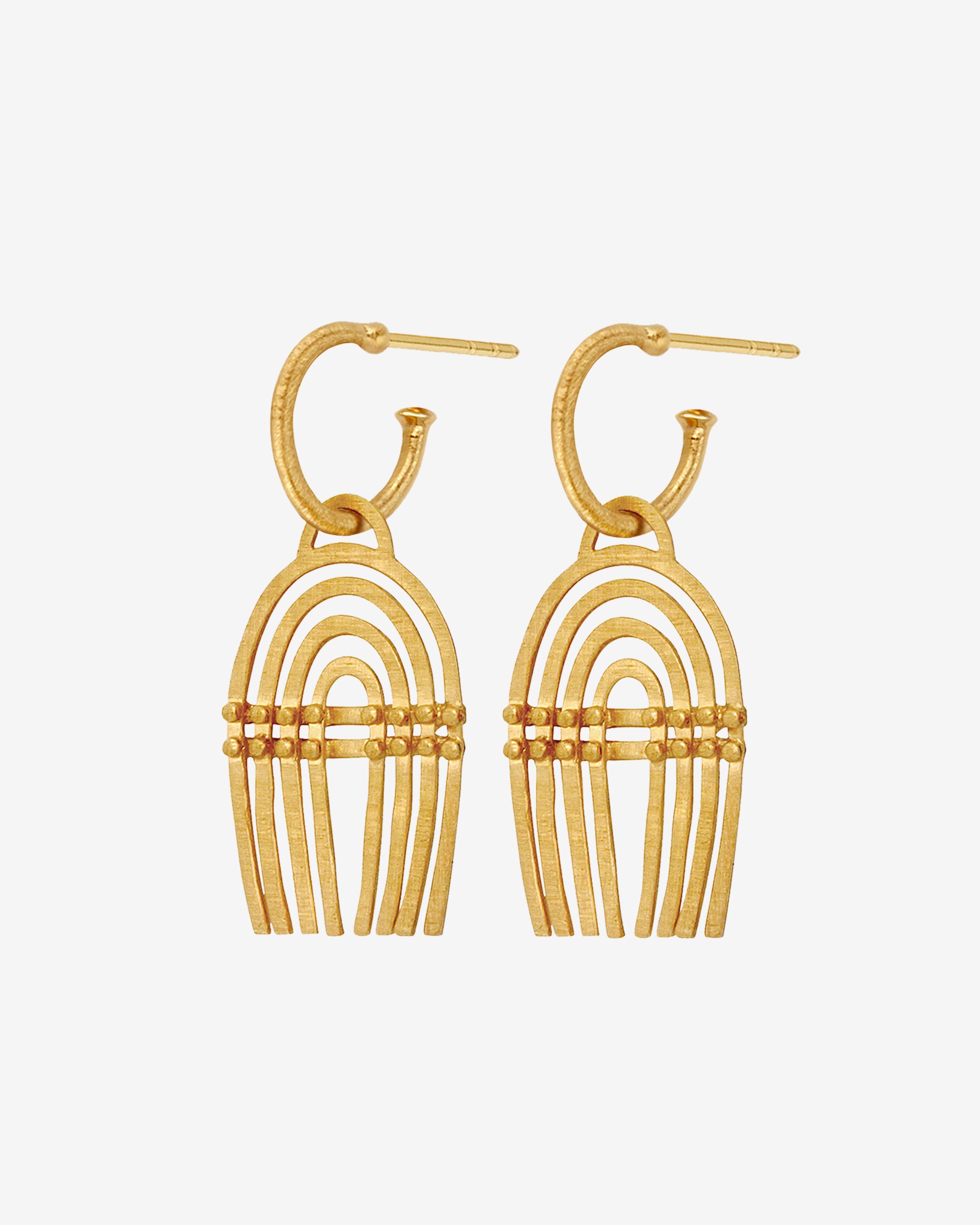 Mena Earrings Gold Vermeil