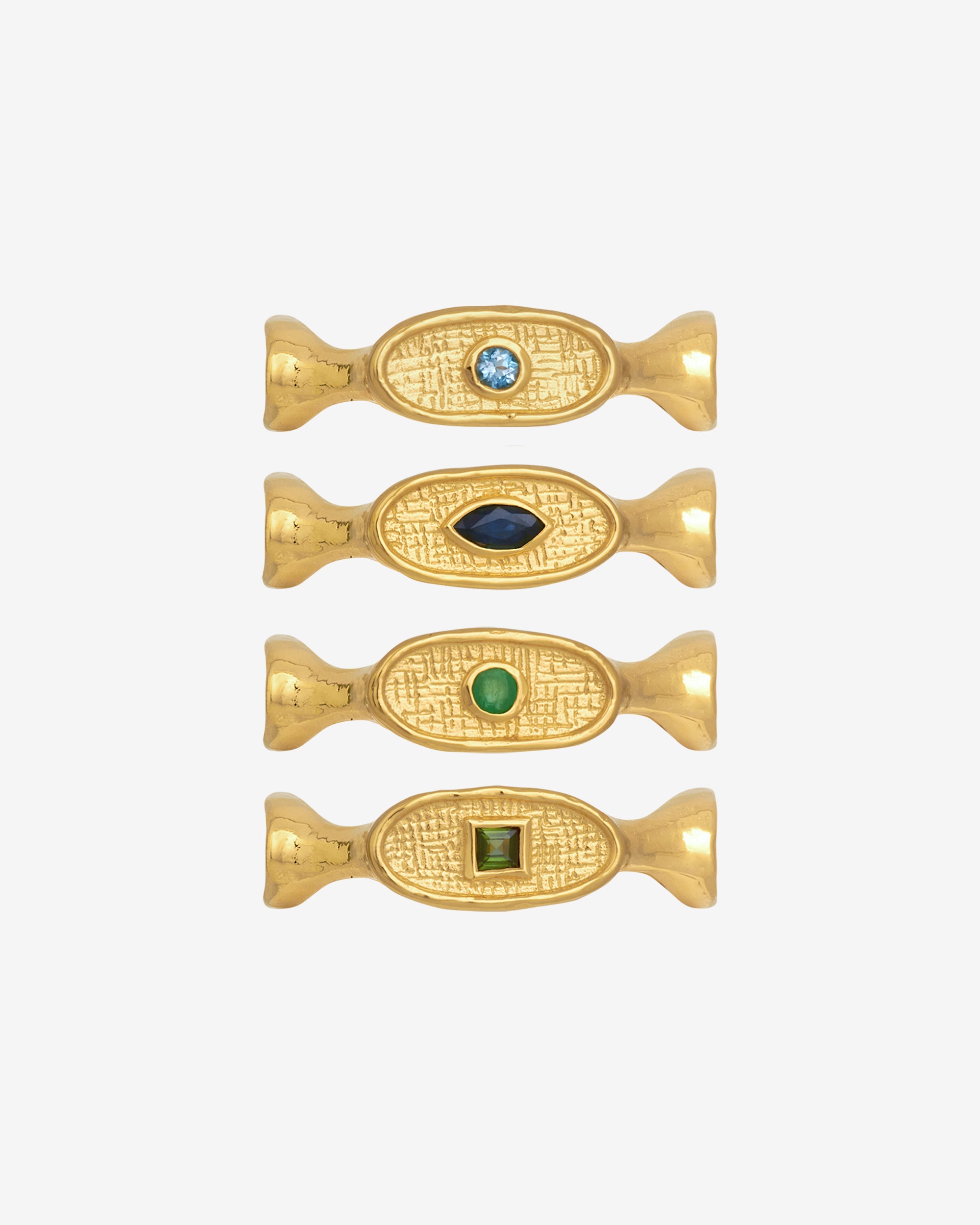 Mira Seal Ring Gold Vermeil