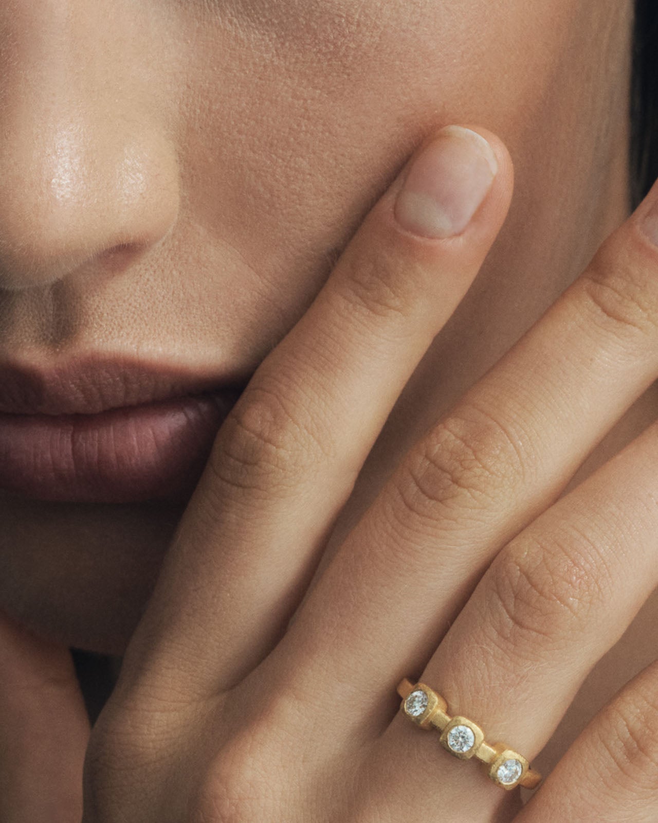 Mittani Ring Diamond Solid Gold