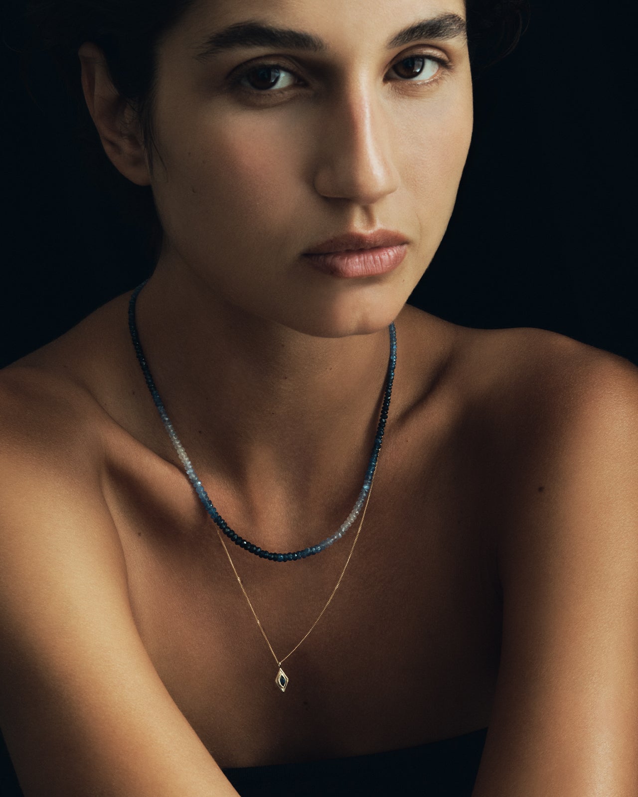 Nazar Necklace Solid Gold