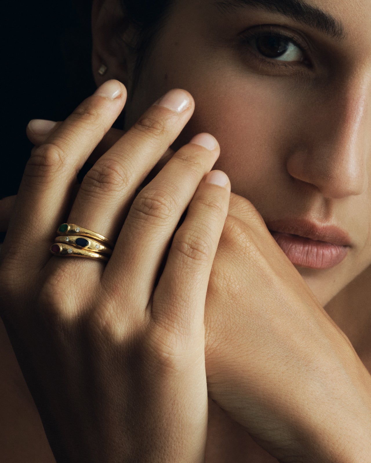 Nesa Ring Ruby Solid Gold