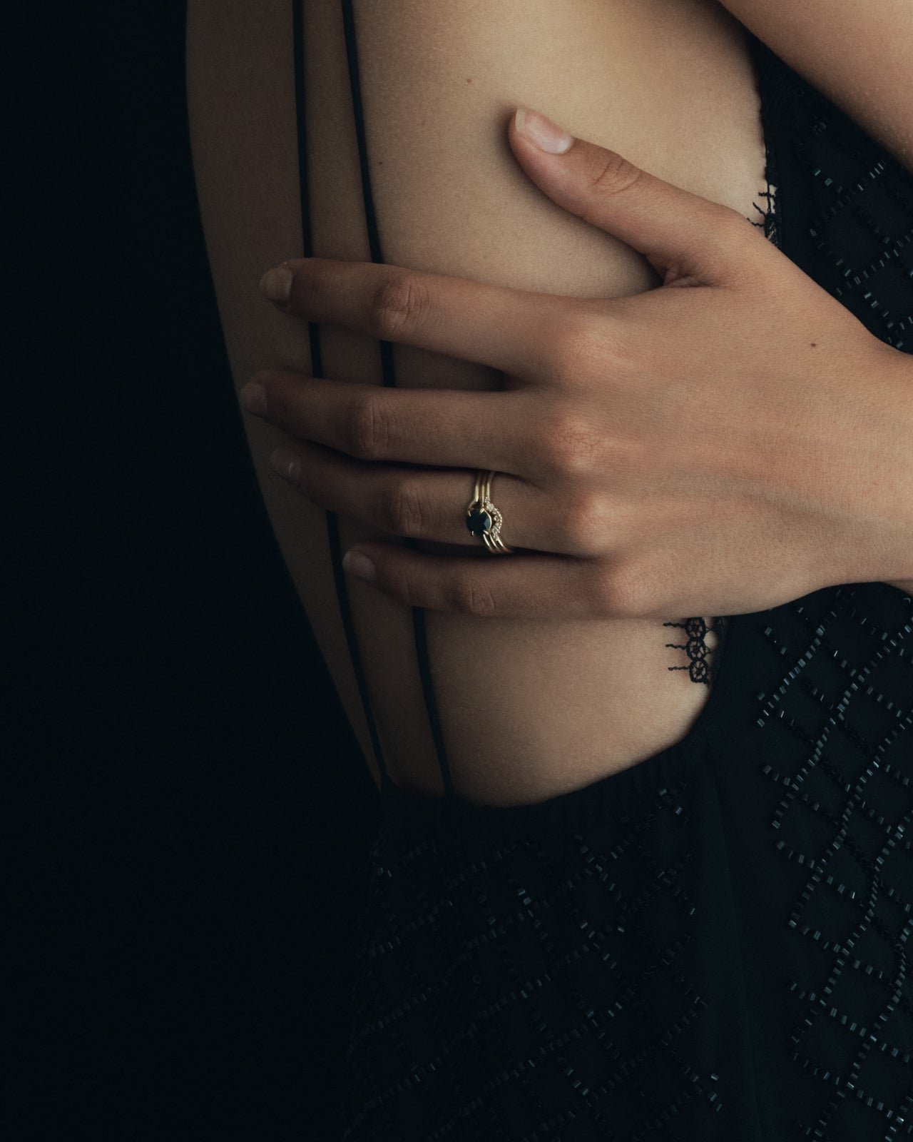 Nimbus Ring Brilliant Diamond Solid Gold