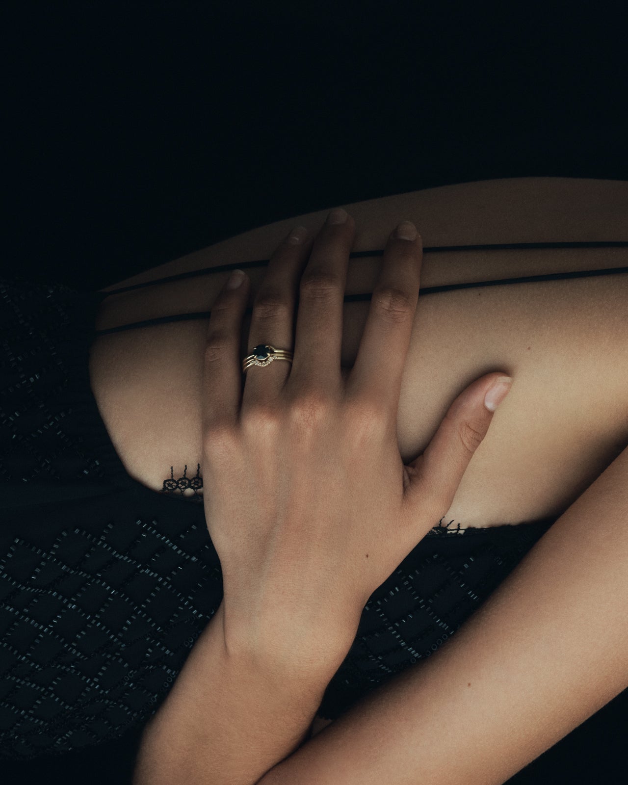 Nimbus Ring Brilliant Diamond Solid Gold