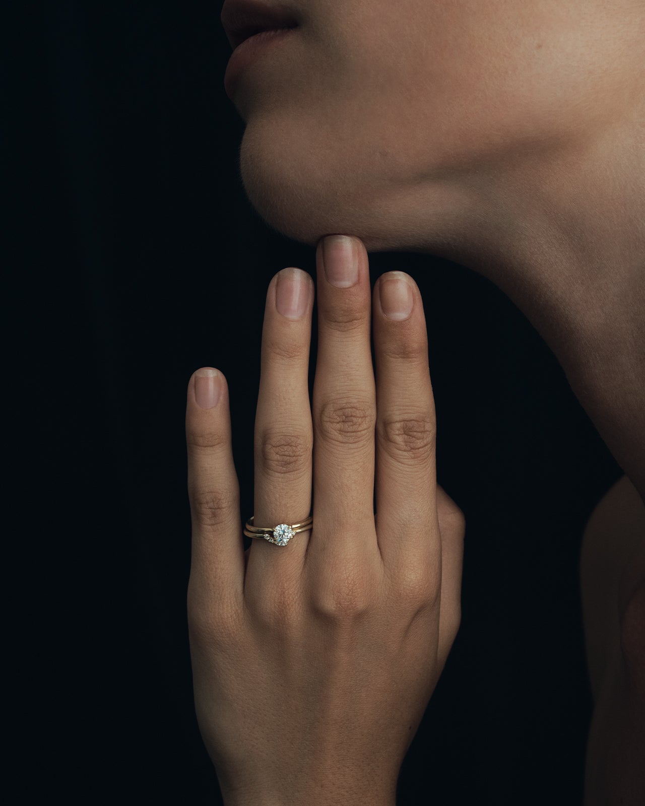 Nimbus Ring Diamond Solid Gold