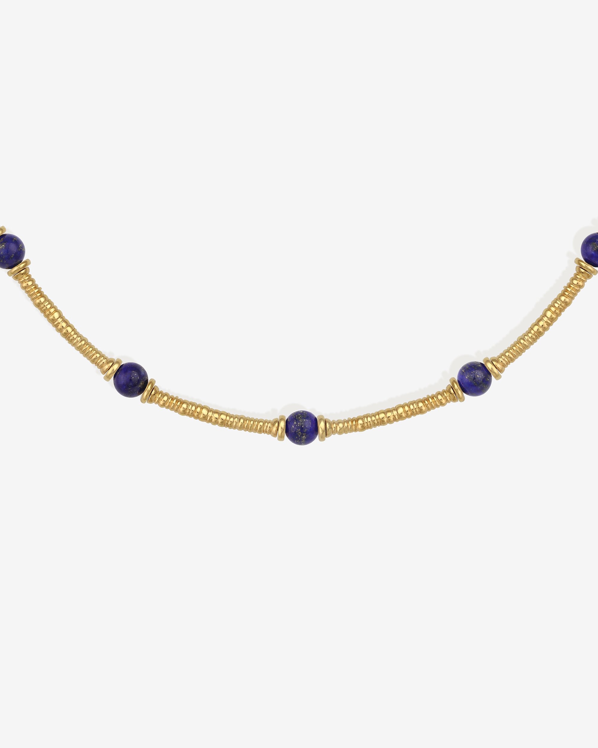 Olympia Necklace Lapis Gold Vermeil