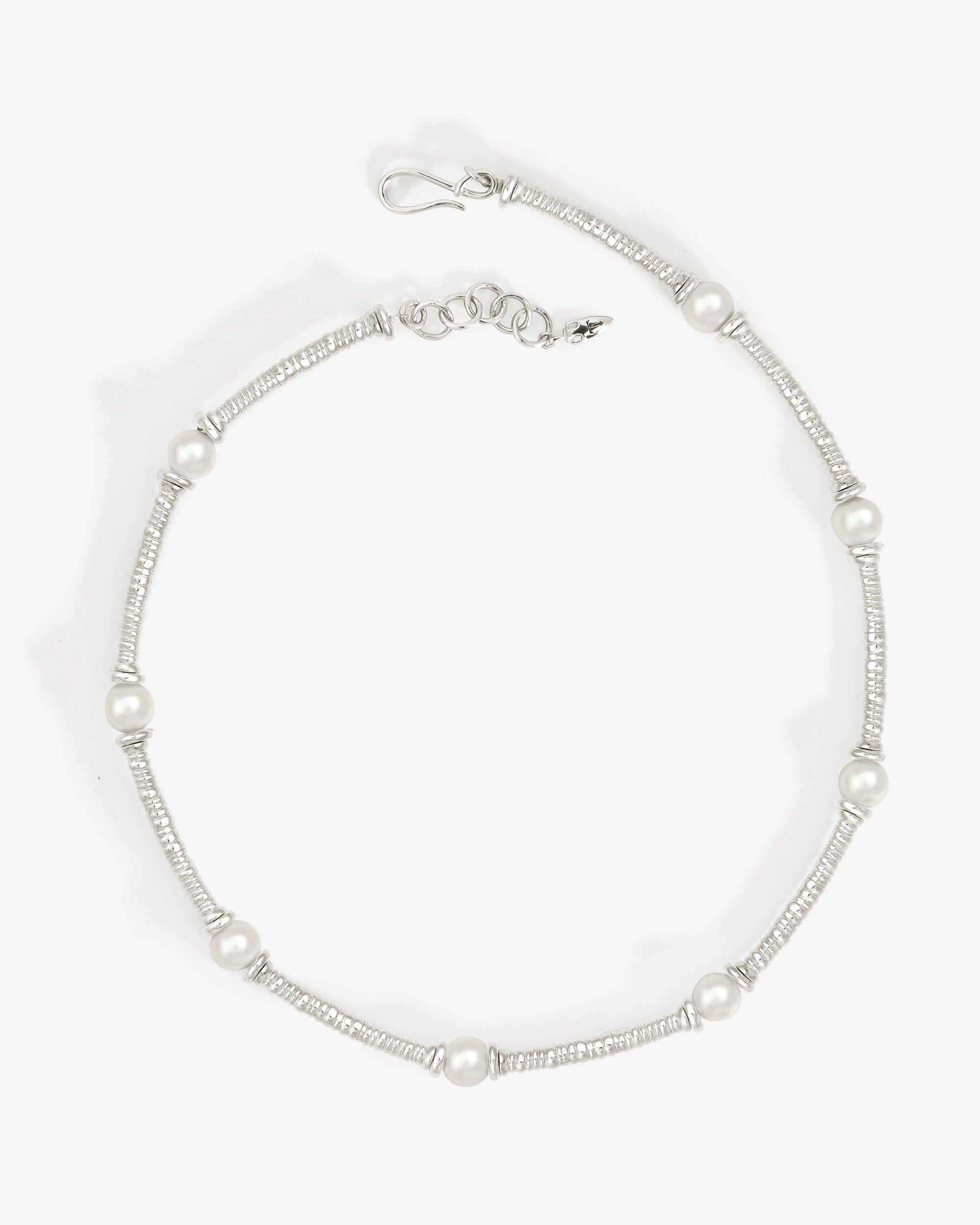 Olympia Necklace Pearl Silver