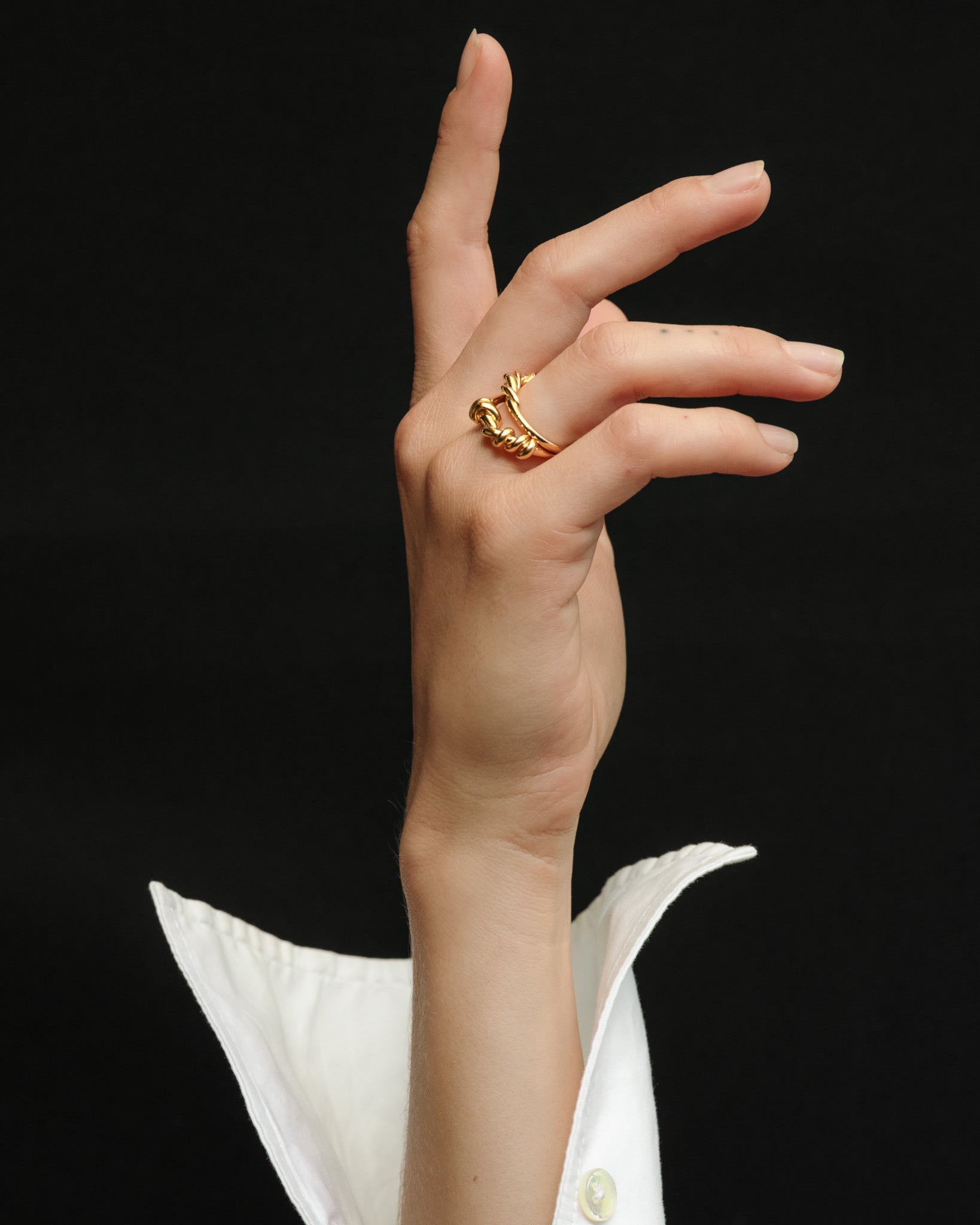 Orpheus Ring Gold Vermel