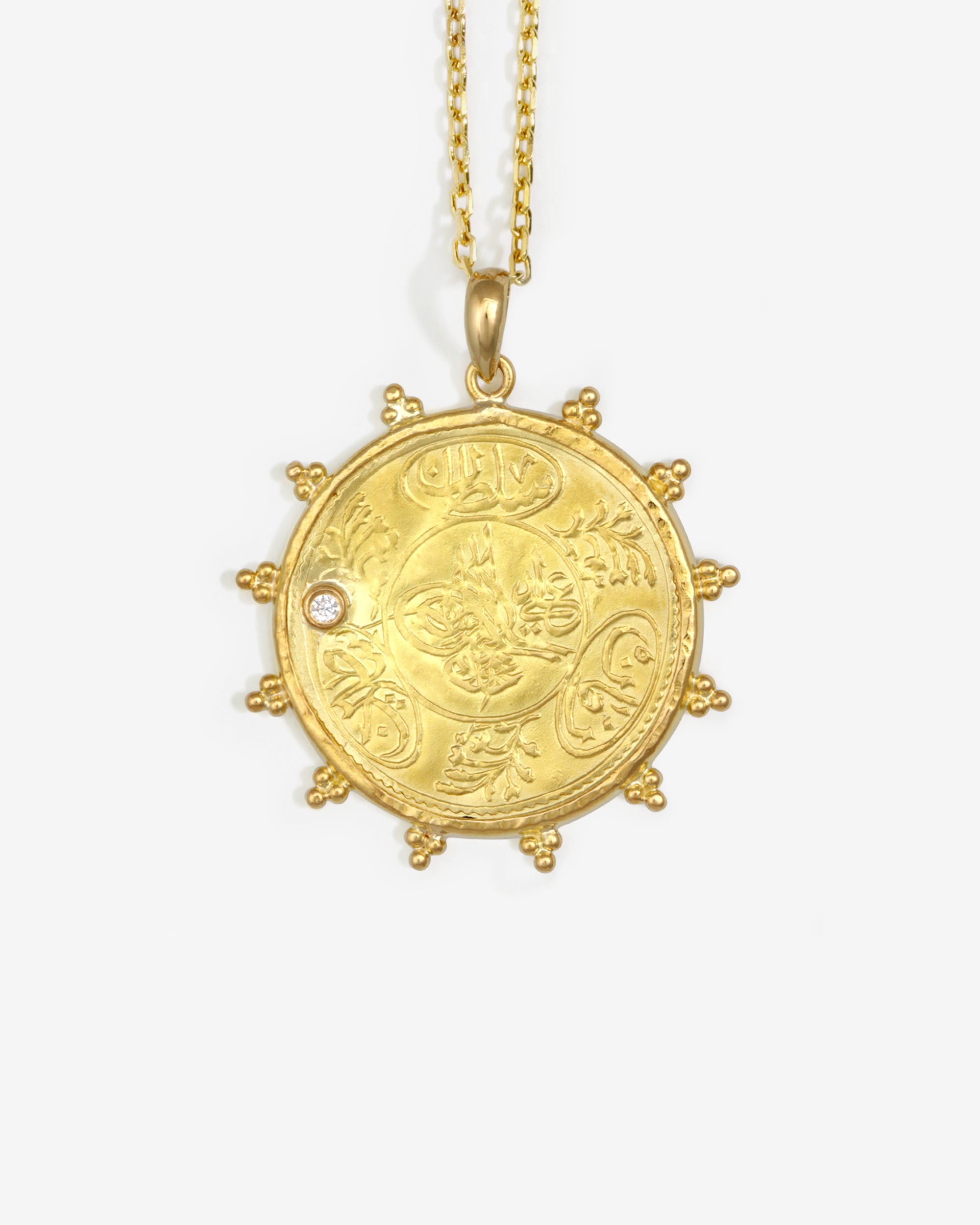 Ottoman Coin Necklace Solid Gold