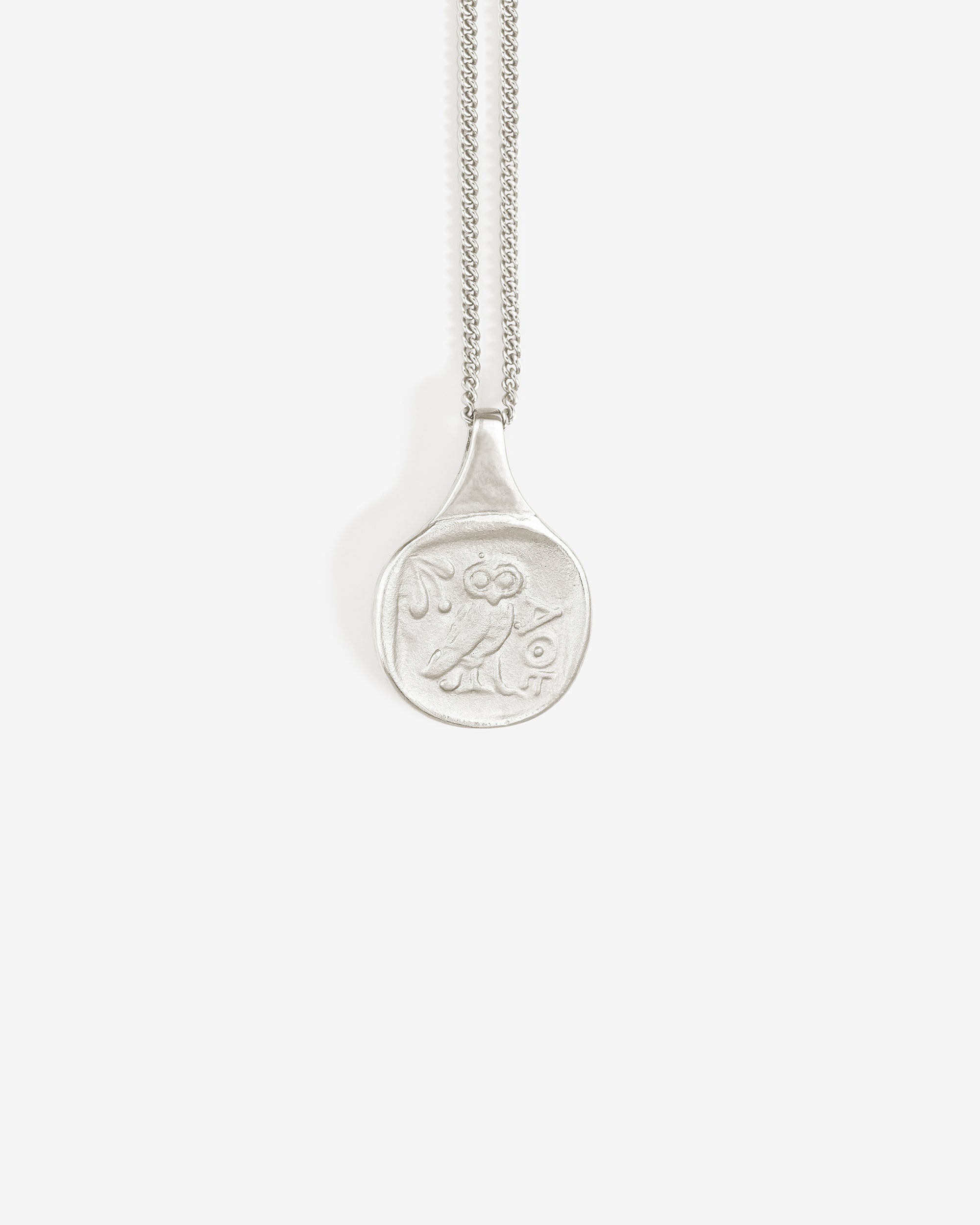 Palas Coin Necklace Silver