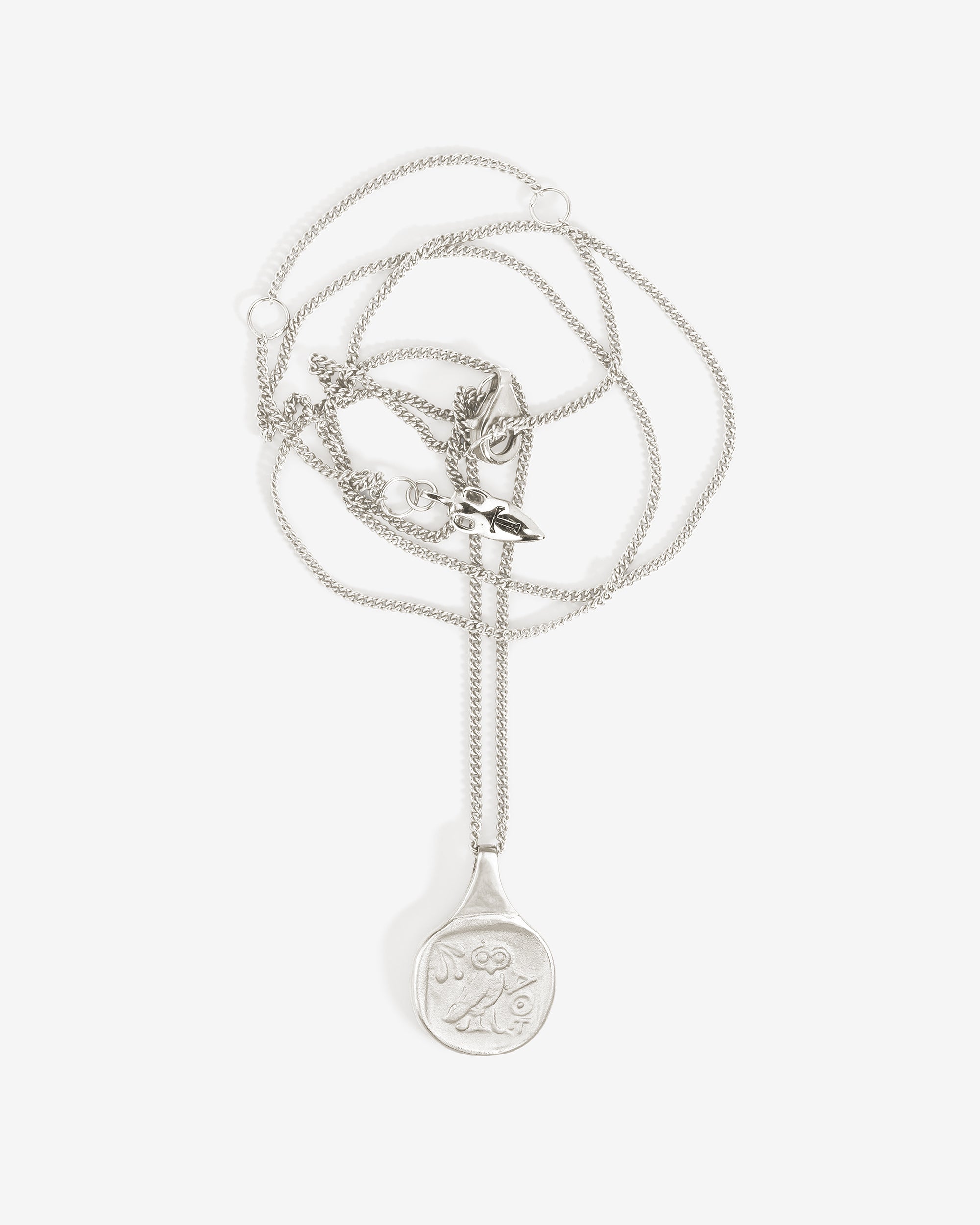 Palas Coin Necklace Silver