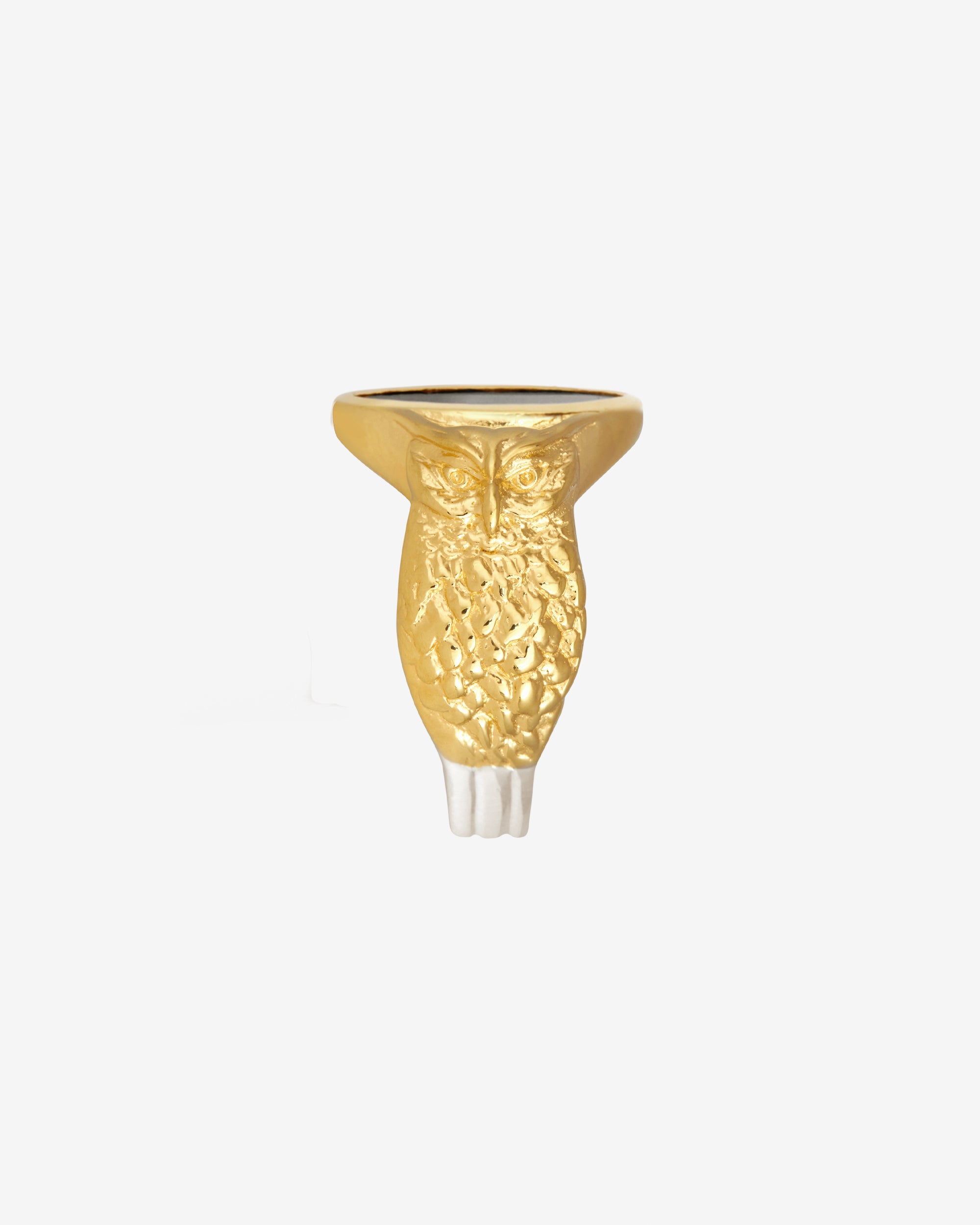 Palas Ring Onyx Gold Vermeil