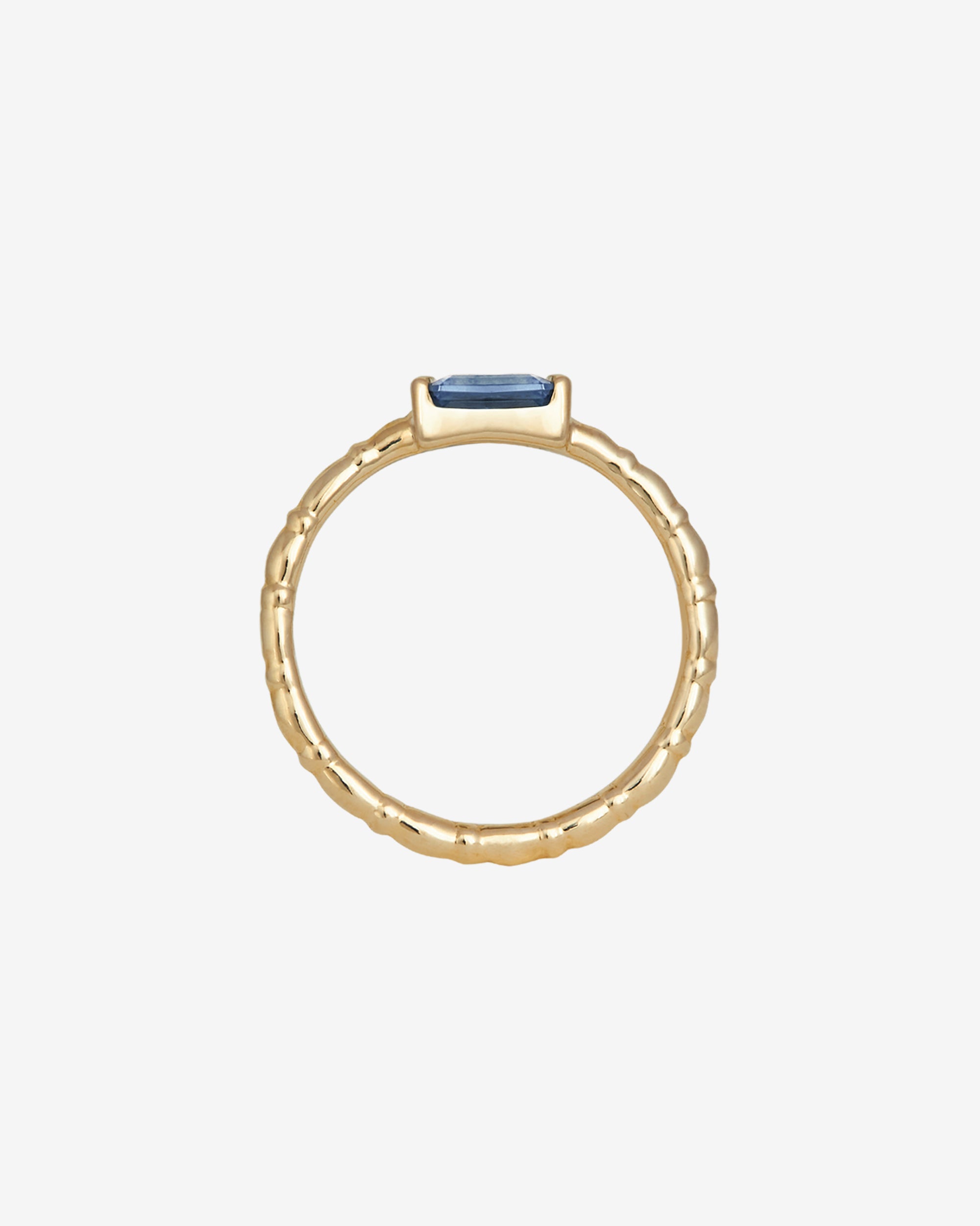 Pia Ring Blue Topaz Solid Gold