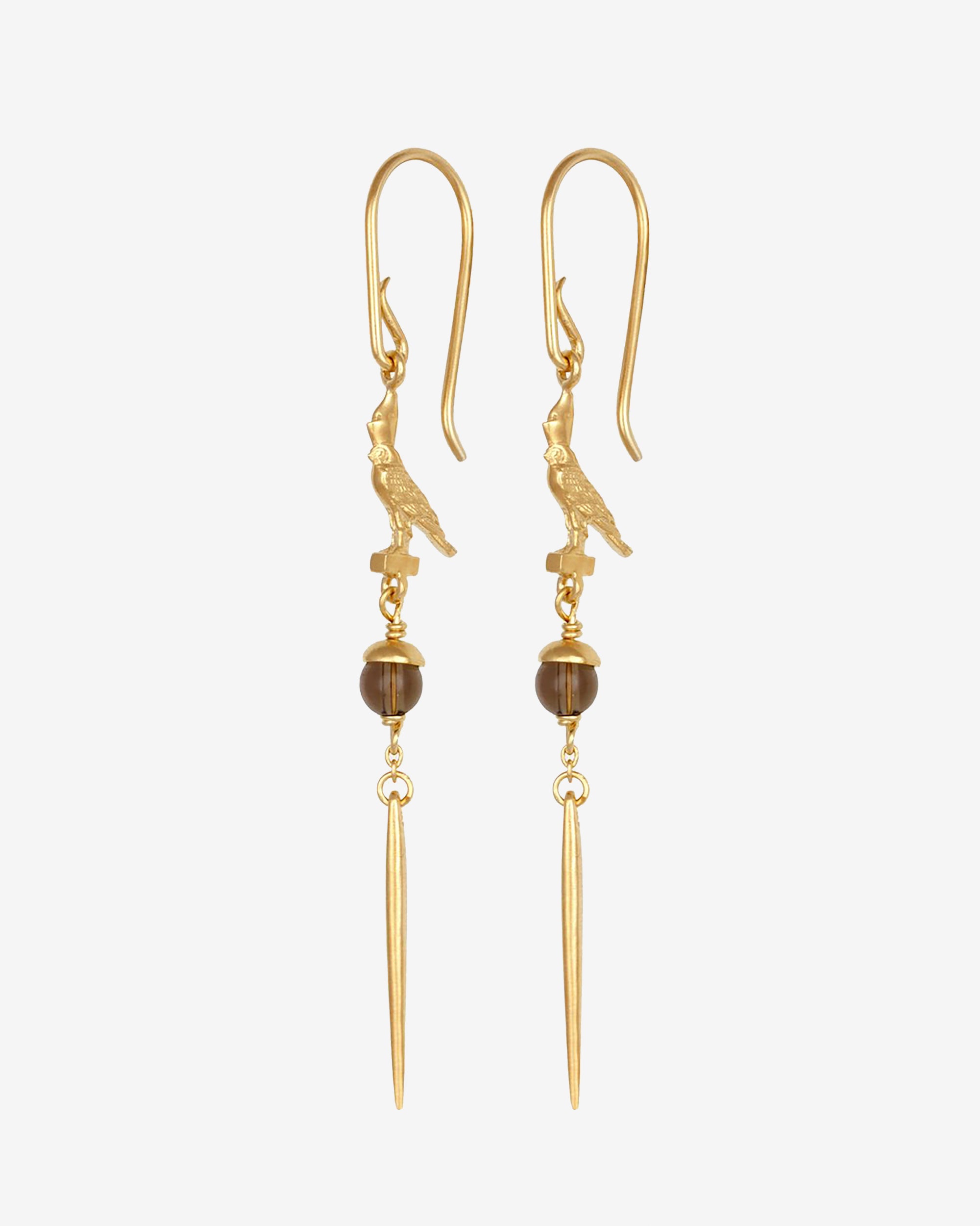 Ray Earrings Gold Vermeil
