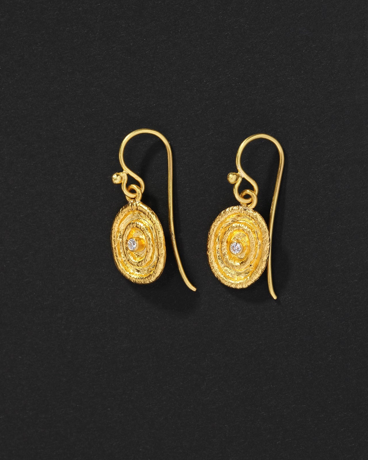 Reign Earrings Diamond Solid Gold