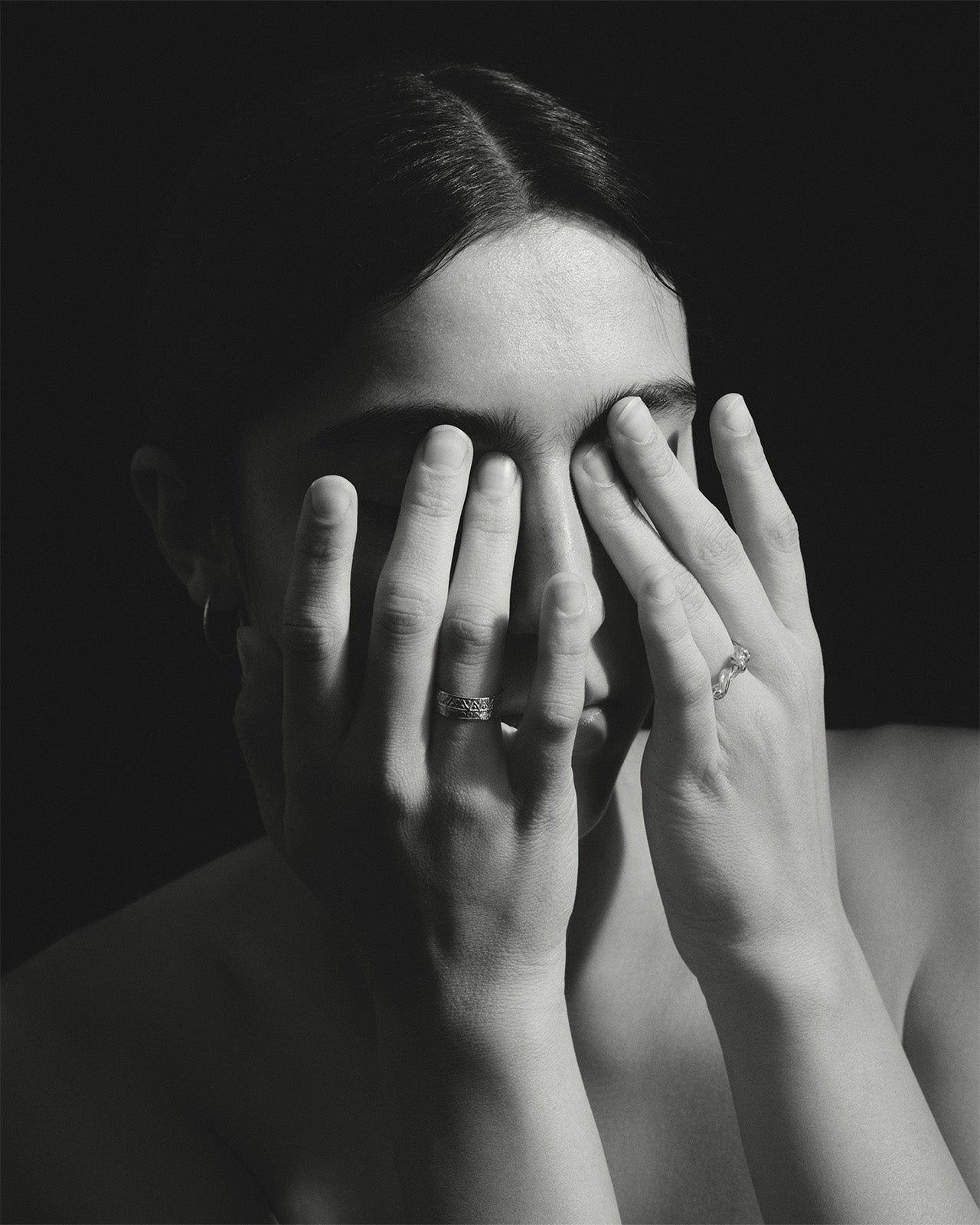 Relic III Twisted Ring Diamond Solid Gold