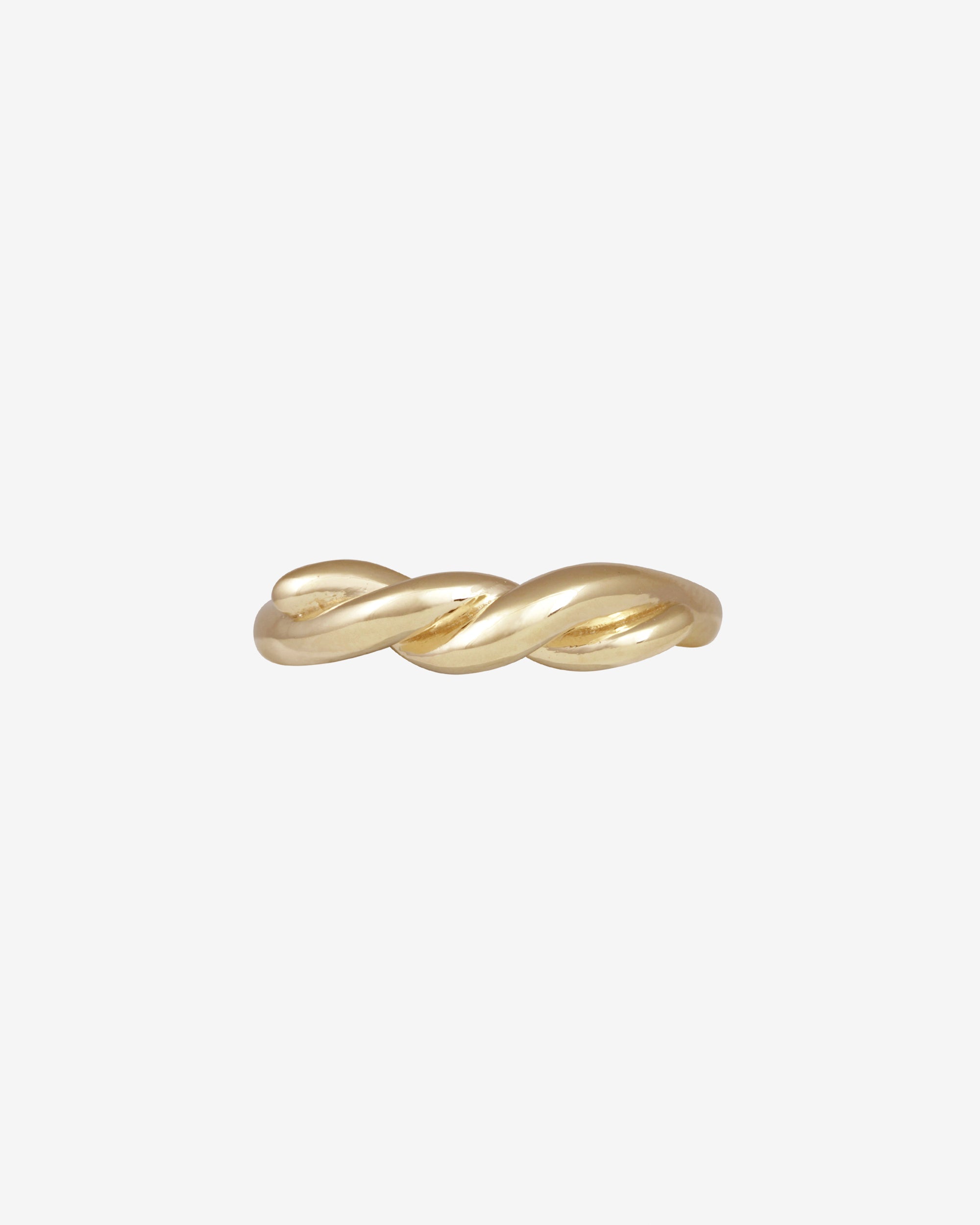 Relic II Twisted Ring Solid Gold