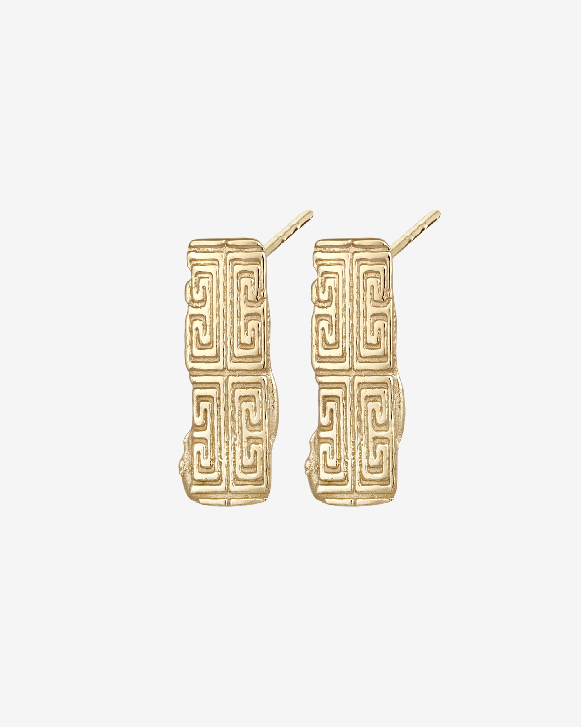 Relic X Earrings Solid Gold