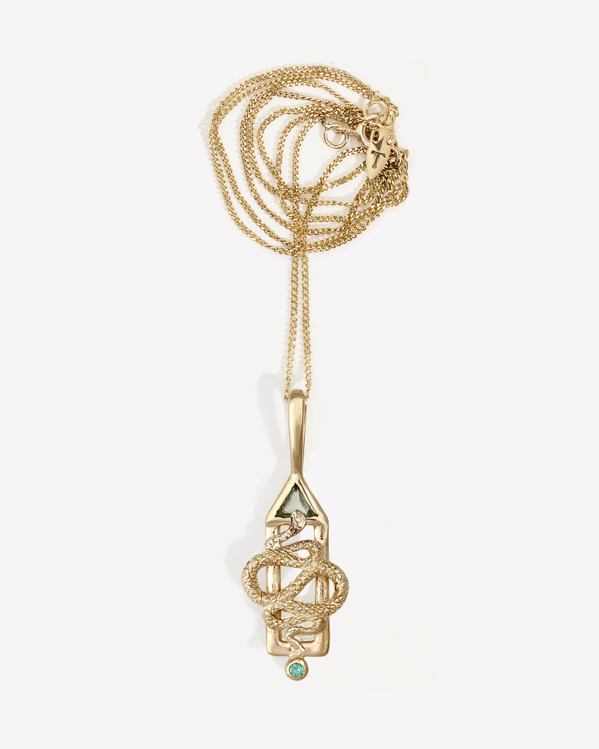 Rise Necklace Solid Gold