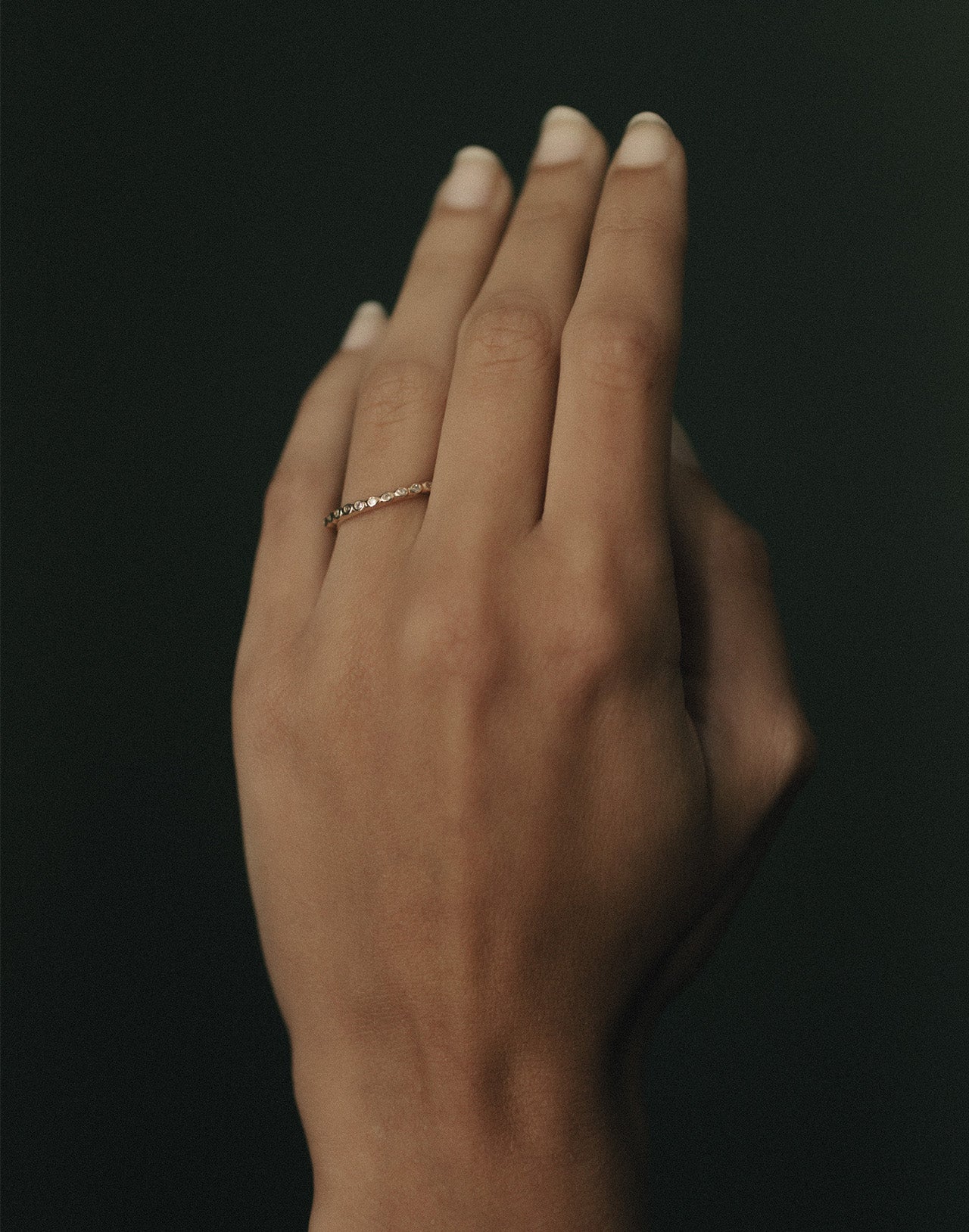 Saba Arch Ring Diamond Solid Gold