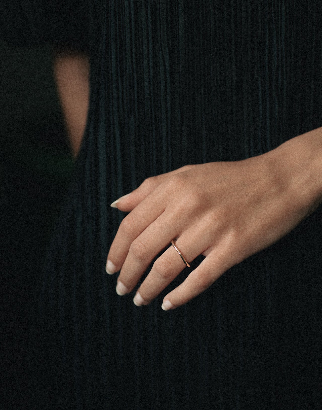 Saba Arch Ring Solid Gold