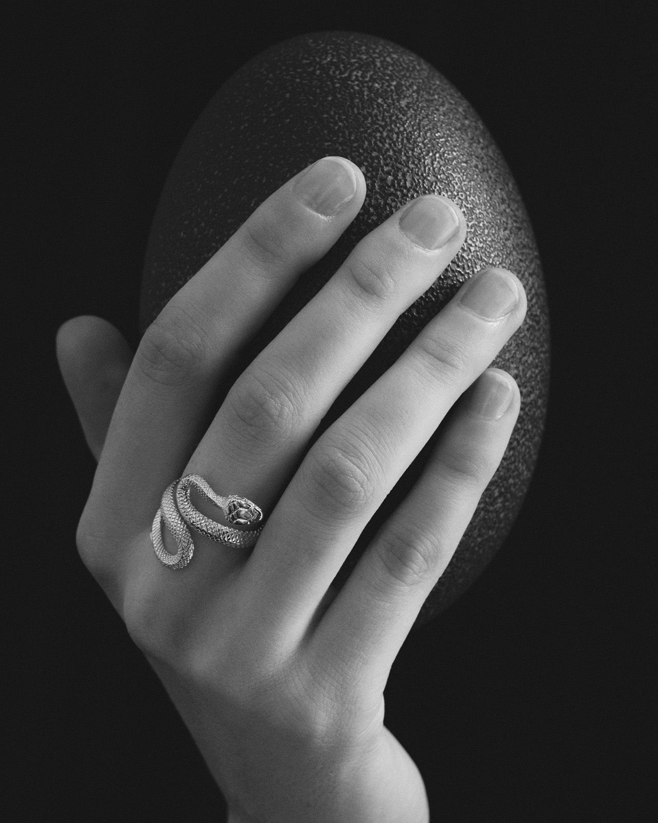 Serpent Ring Silver