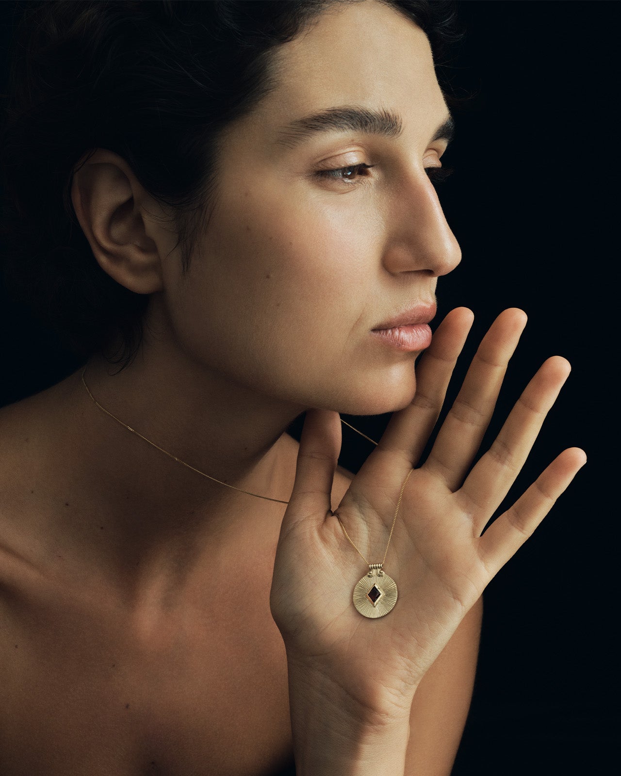 Sol Necklace Solid Gold