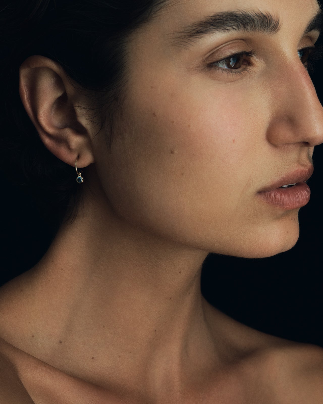 Sollus Single Earring Solid Gold