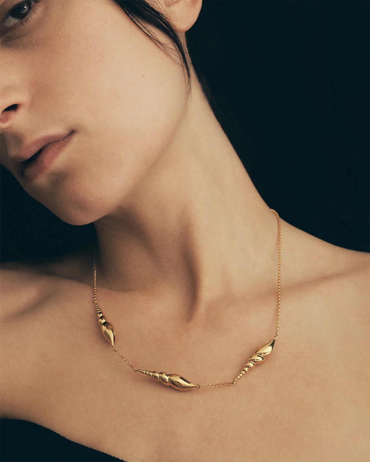 Spire Necklace Gold Vermeil