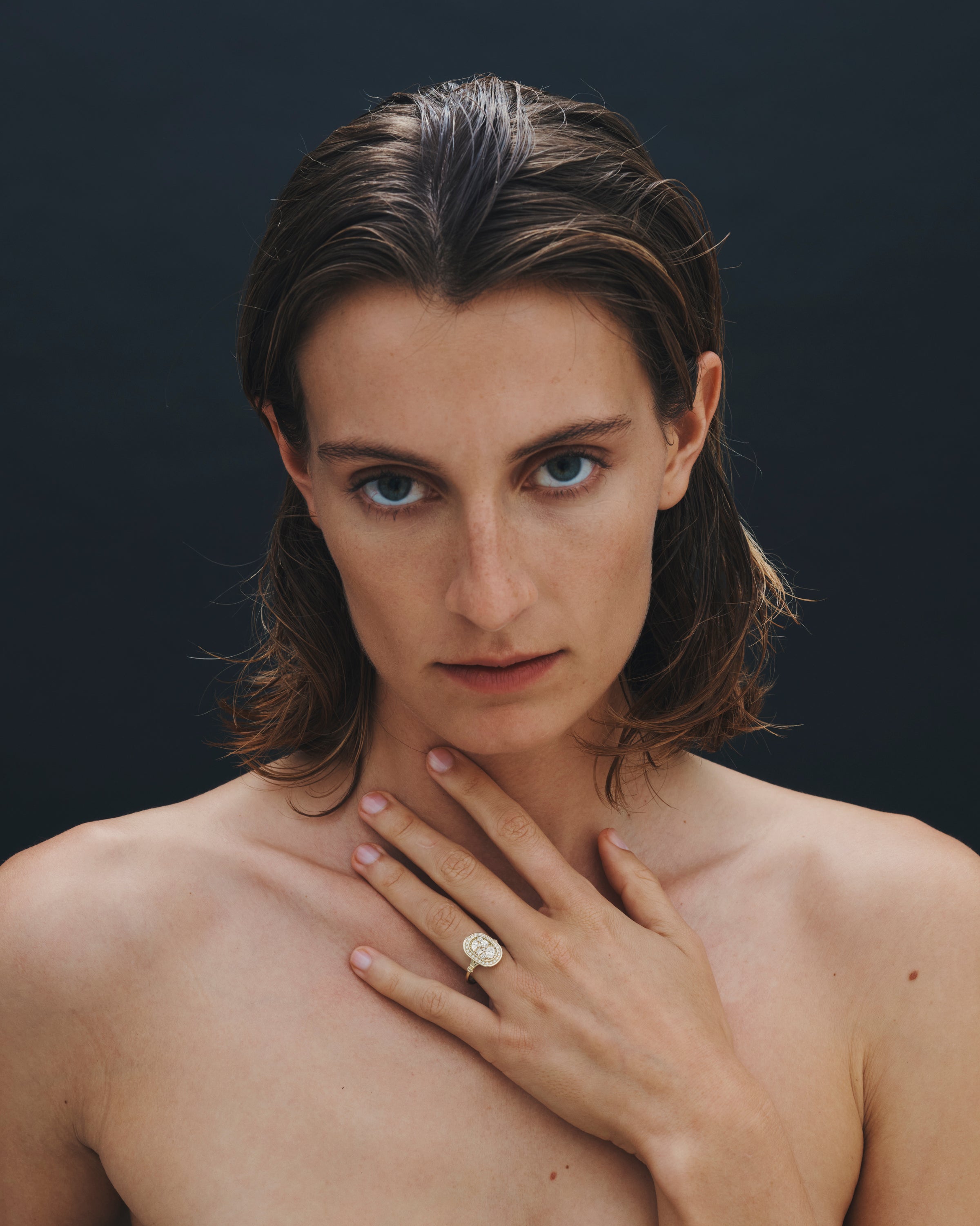 Illume Halo Diamond Solid Gold