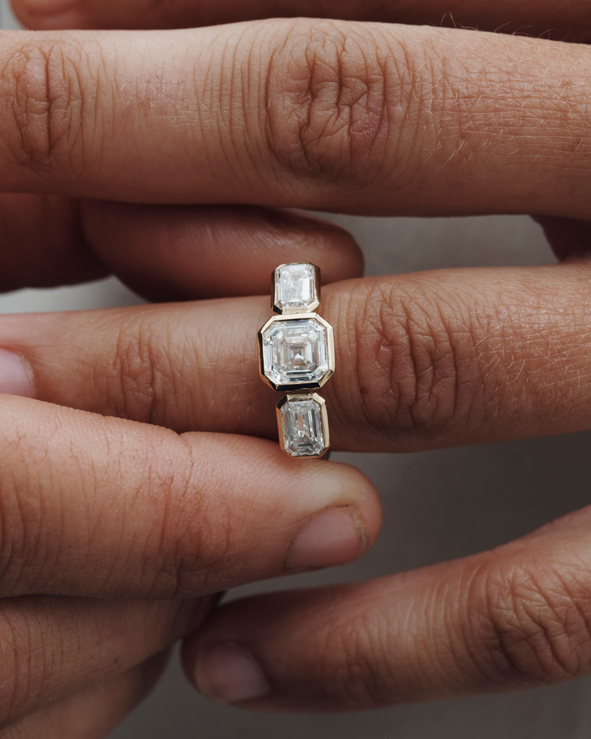 Paloma Trilogy Ring Diamond Solid Gold