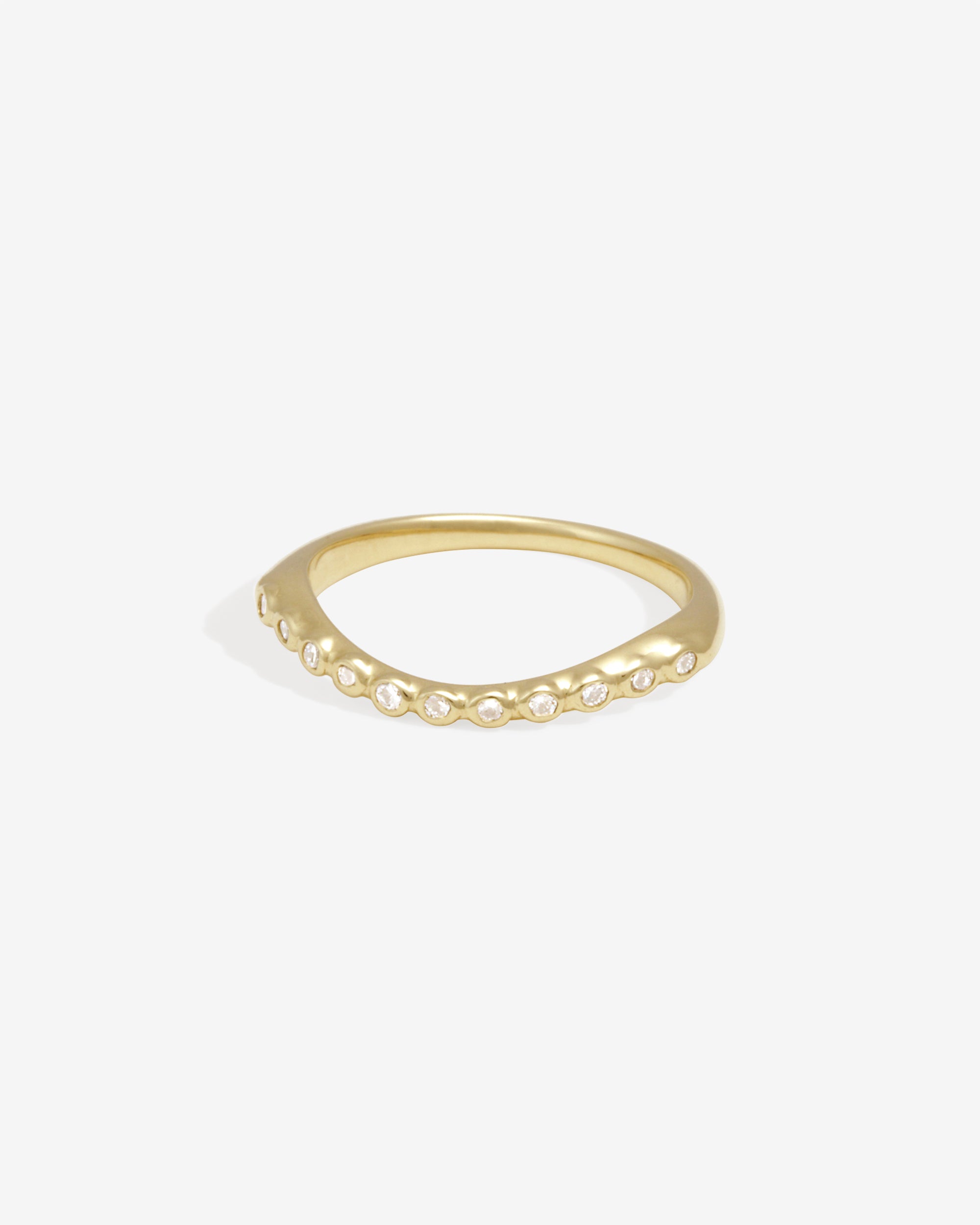 Saba Arch Ring Diamond Solid Gold