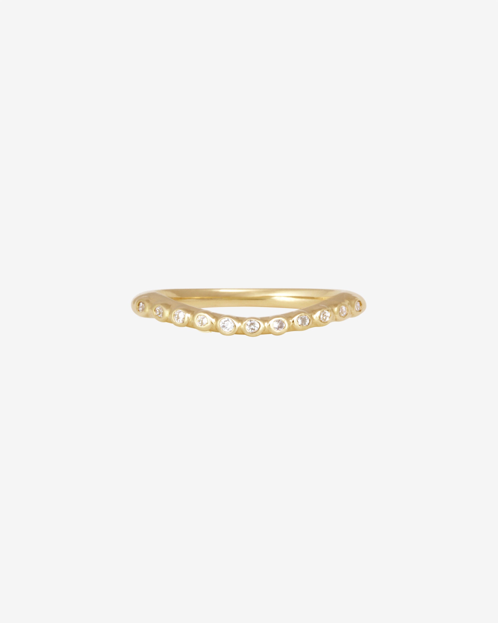 Saba Arch Ring Diamond Solid Gold