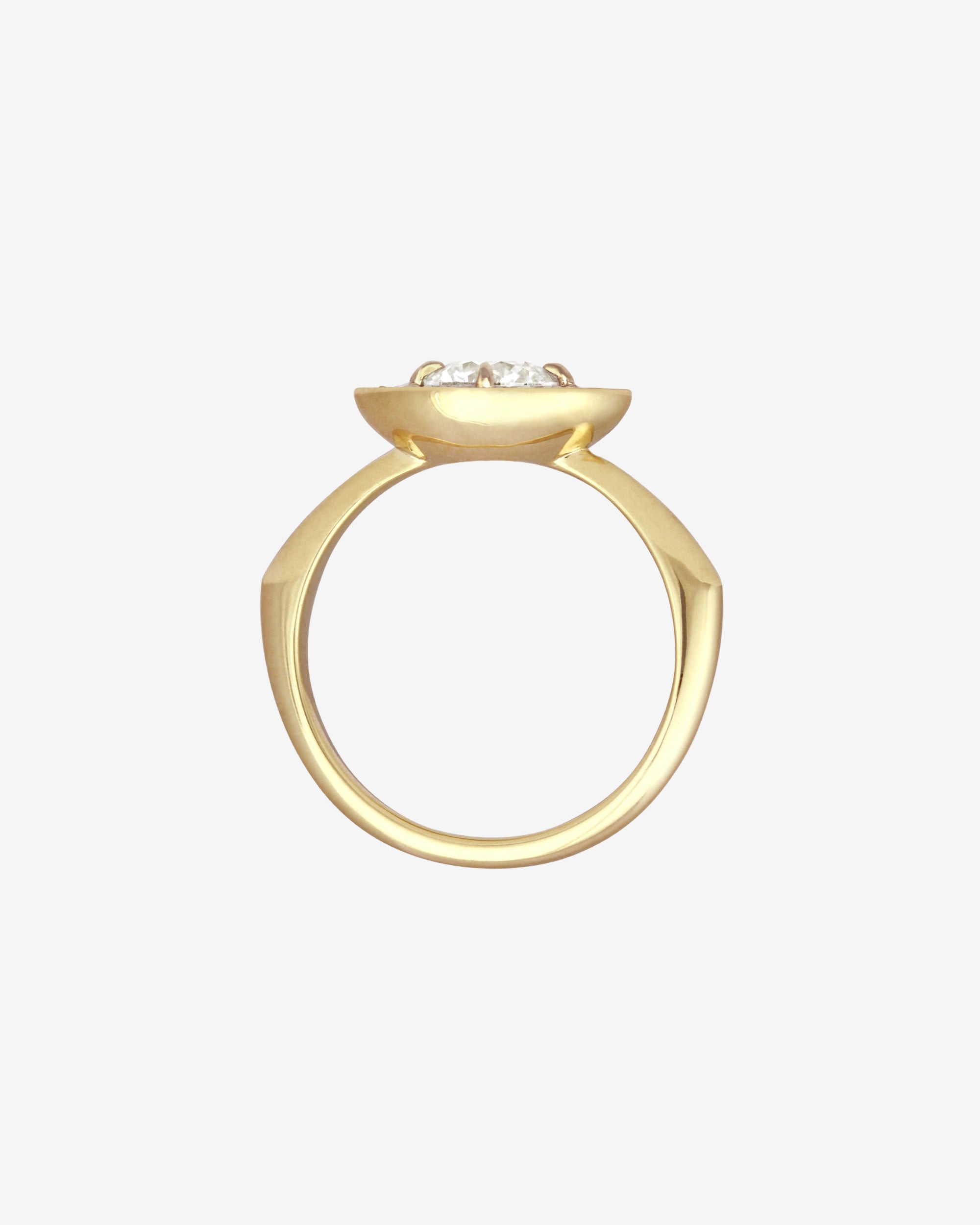 Saba Eye Ring Diamond Solid Gold