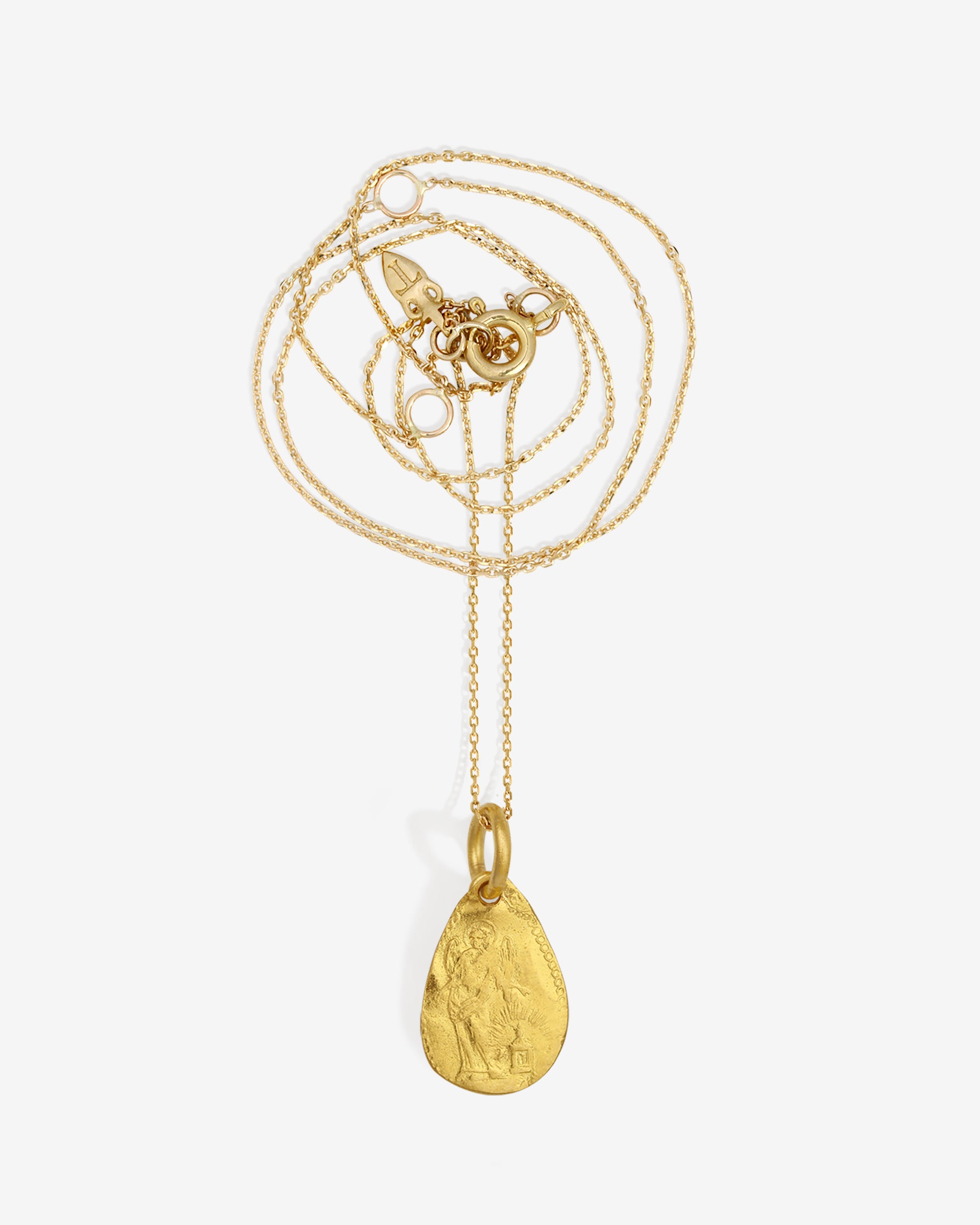 Saint Necklace Solid Gold