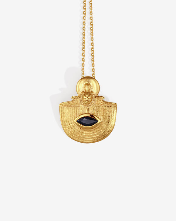 Sekhmet Necklace Gold Vermeil