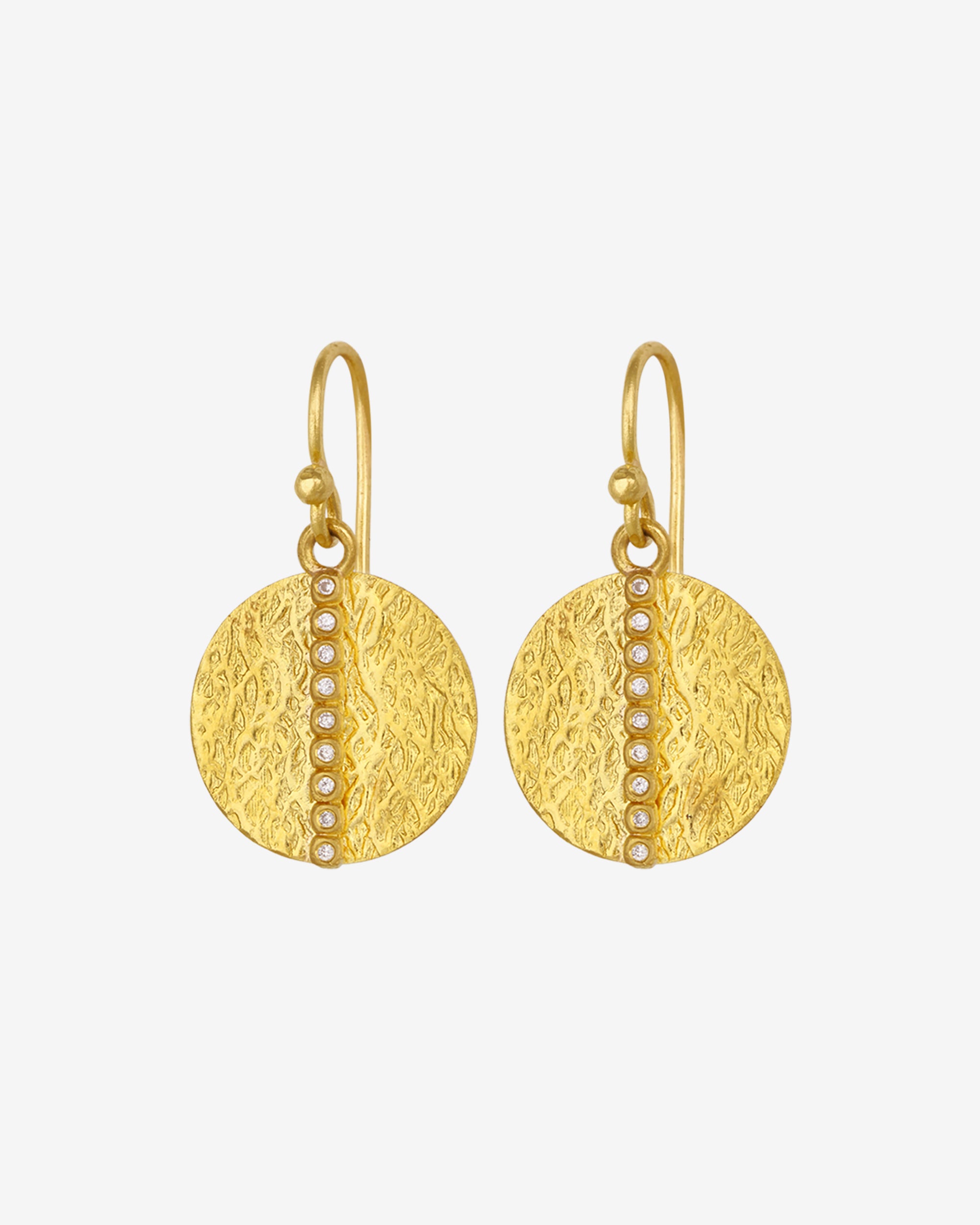 Semele Earrings Diamond Solid Gold