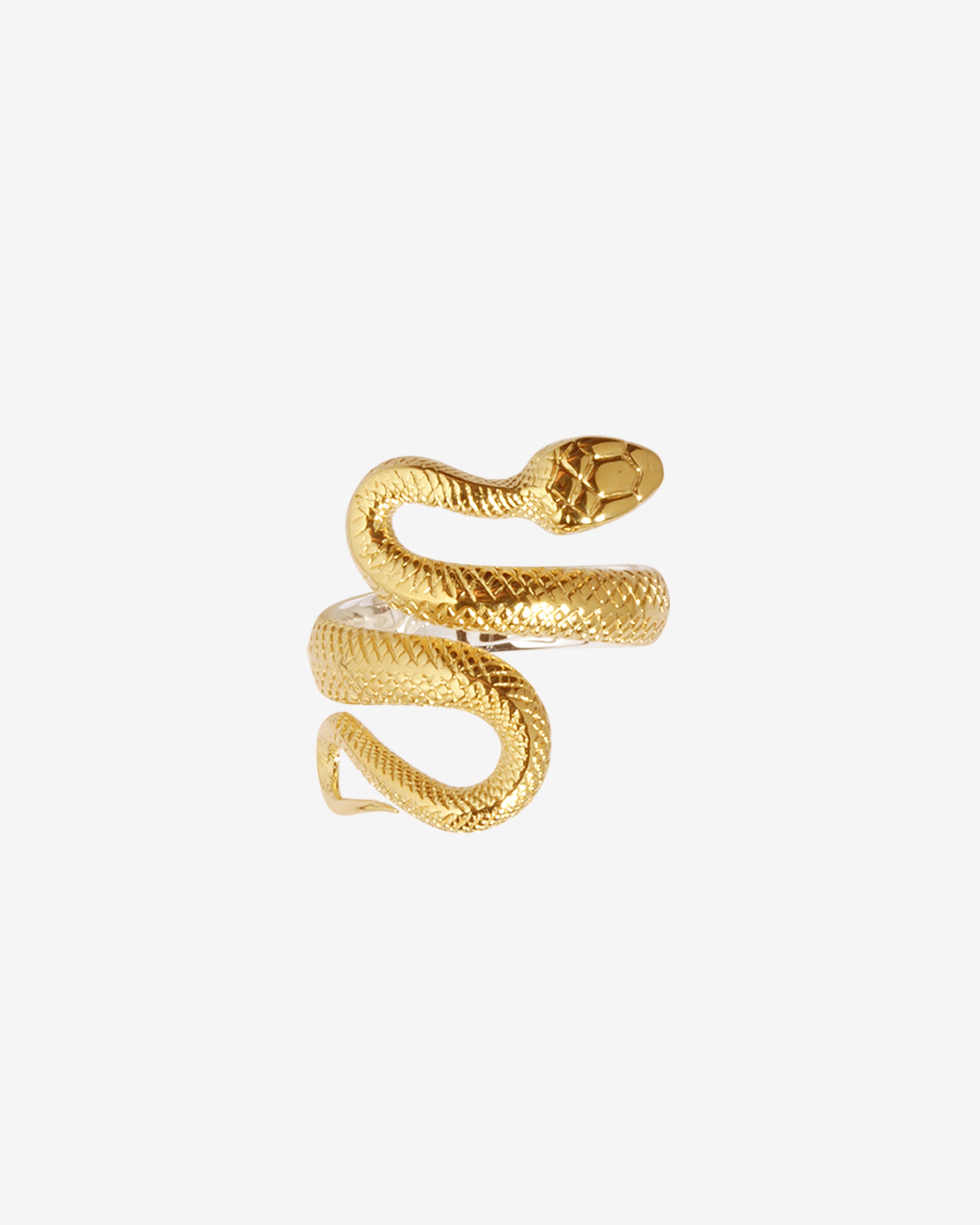 Serpent Ring Gold Vermeil