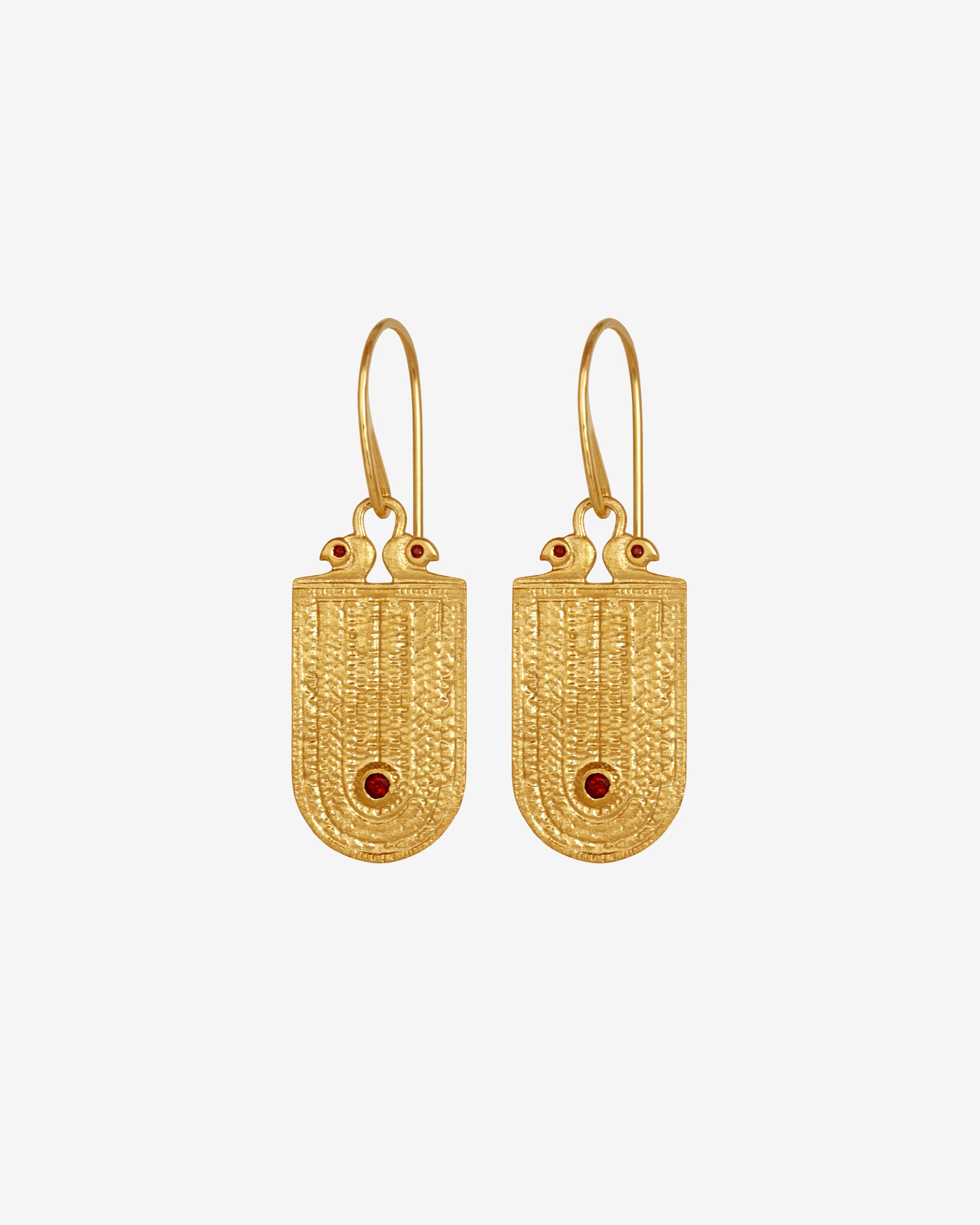 Seth Earrings Gold Vermeil