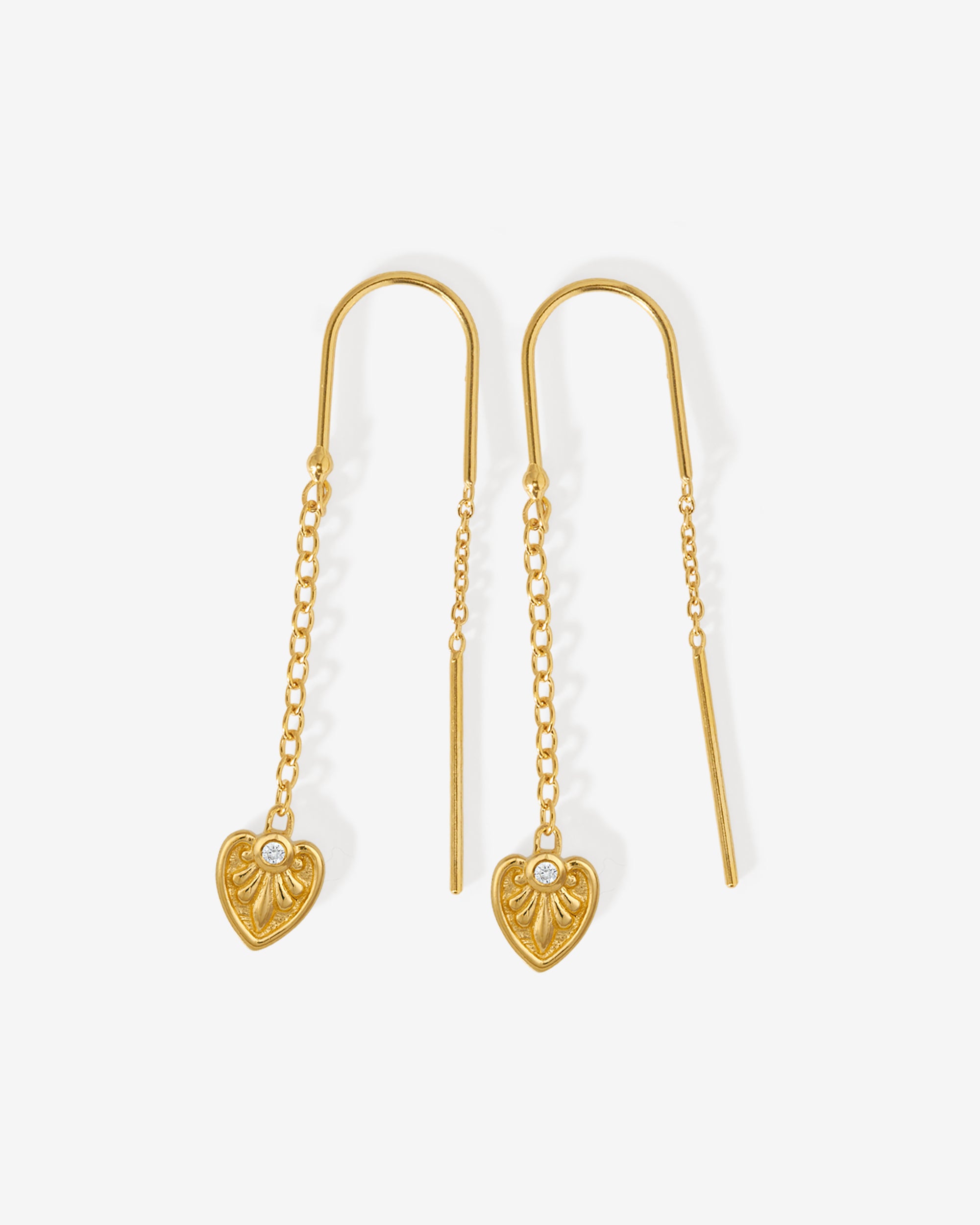 Silph Earrings Gold Vermeil