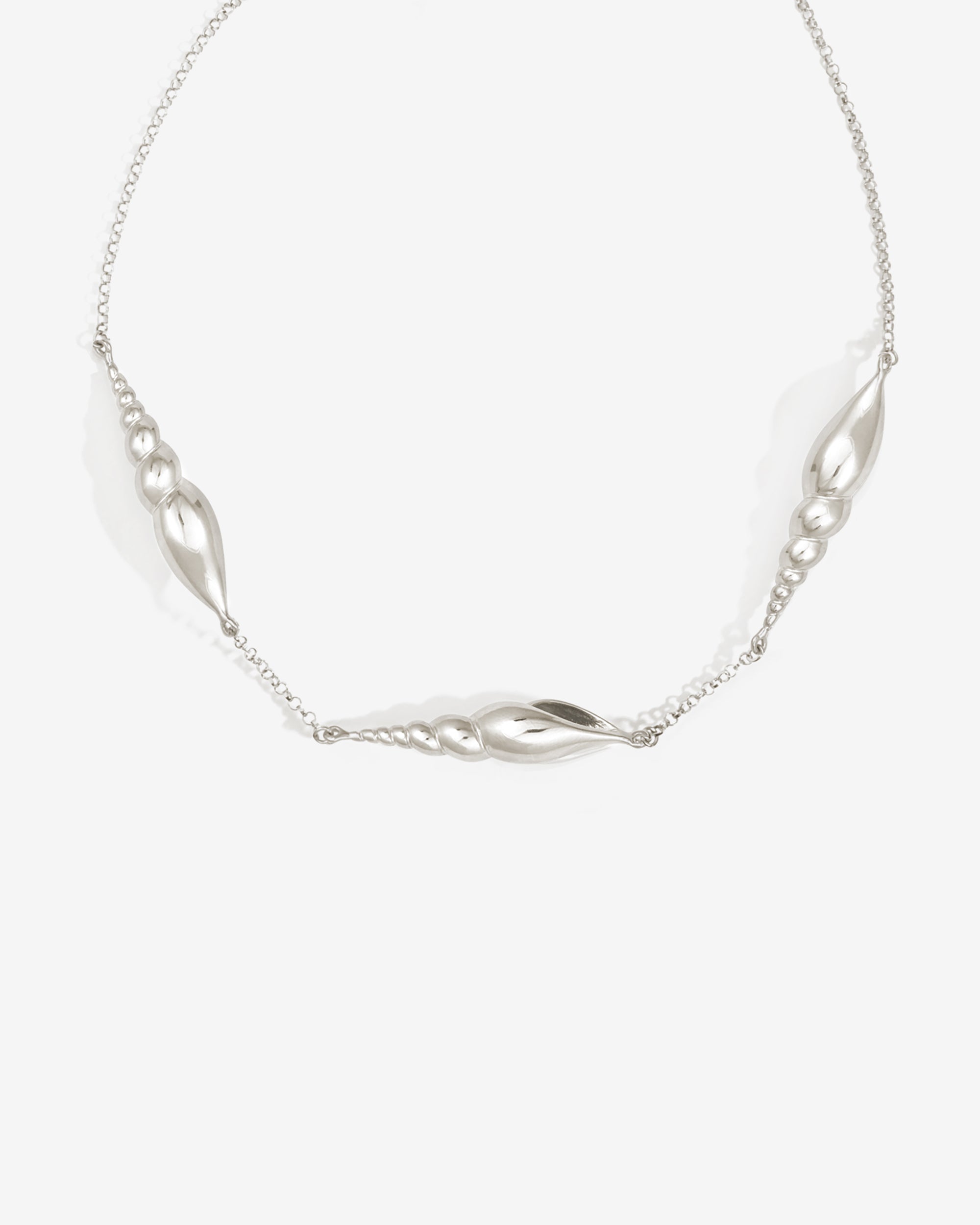 Spire Necklace Silver