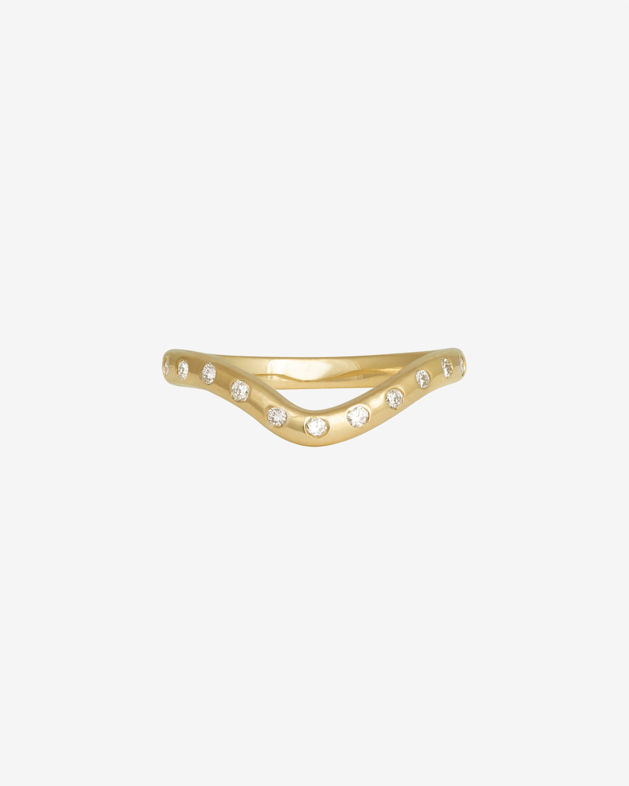 Synergy Arch Ring Diamond Solid Gold