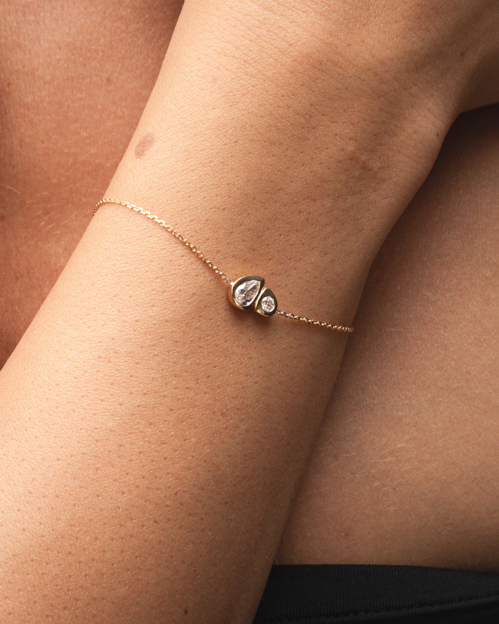 Synergy Bracelet Diamond Solid Gold